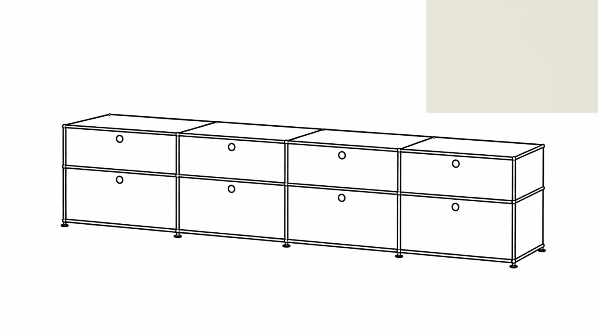USM Haller Mid-Credenza