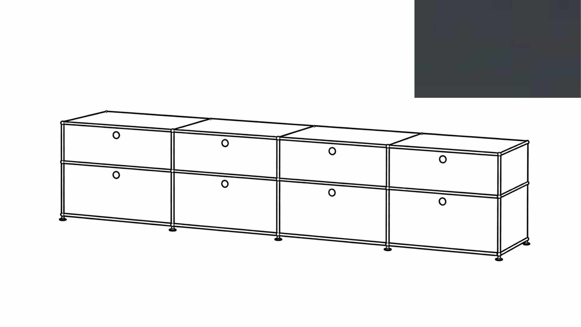USM Haller Mid-Credenza
