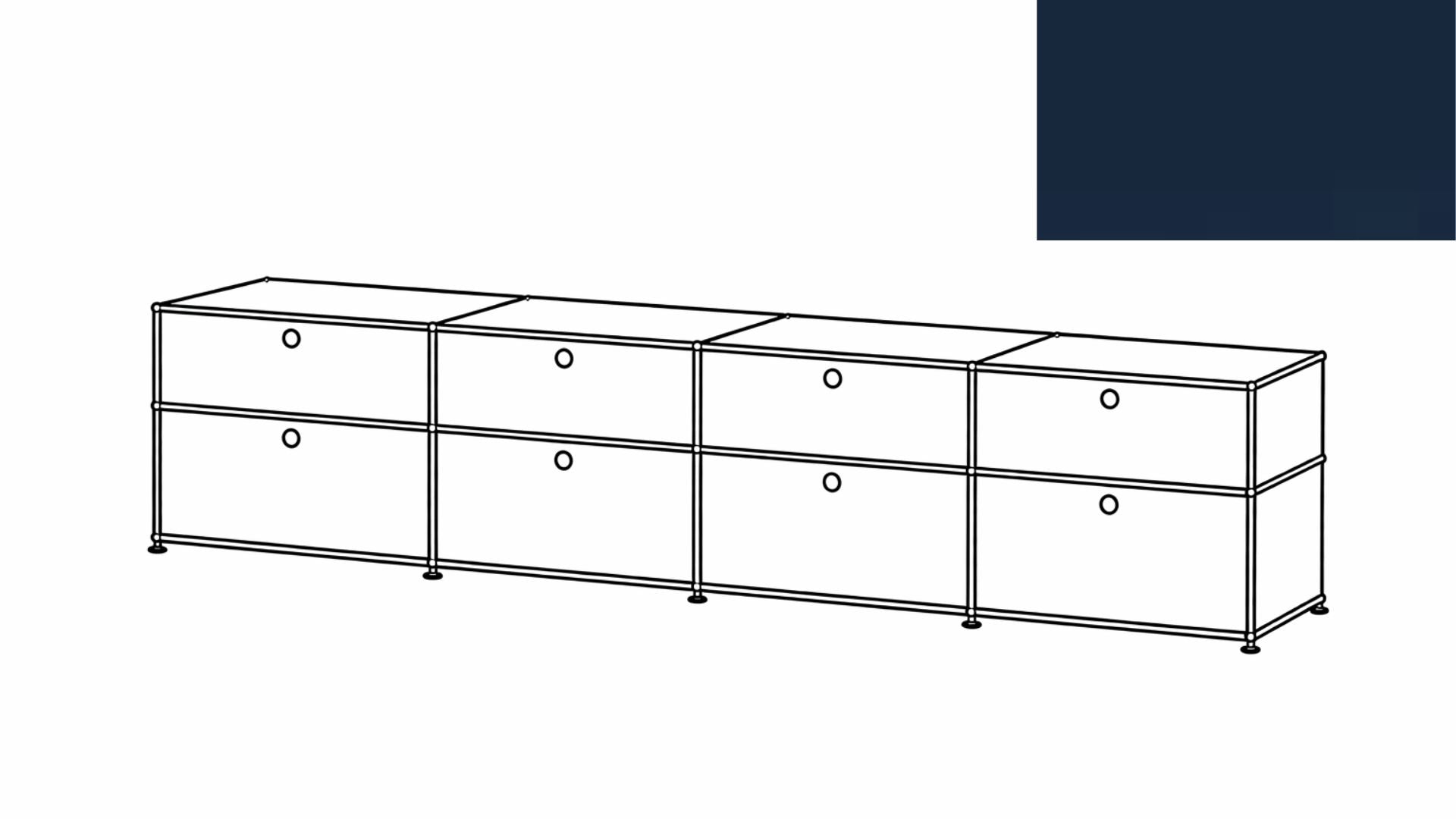 USM Haller Mid-Credenza