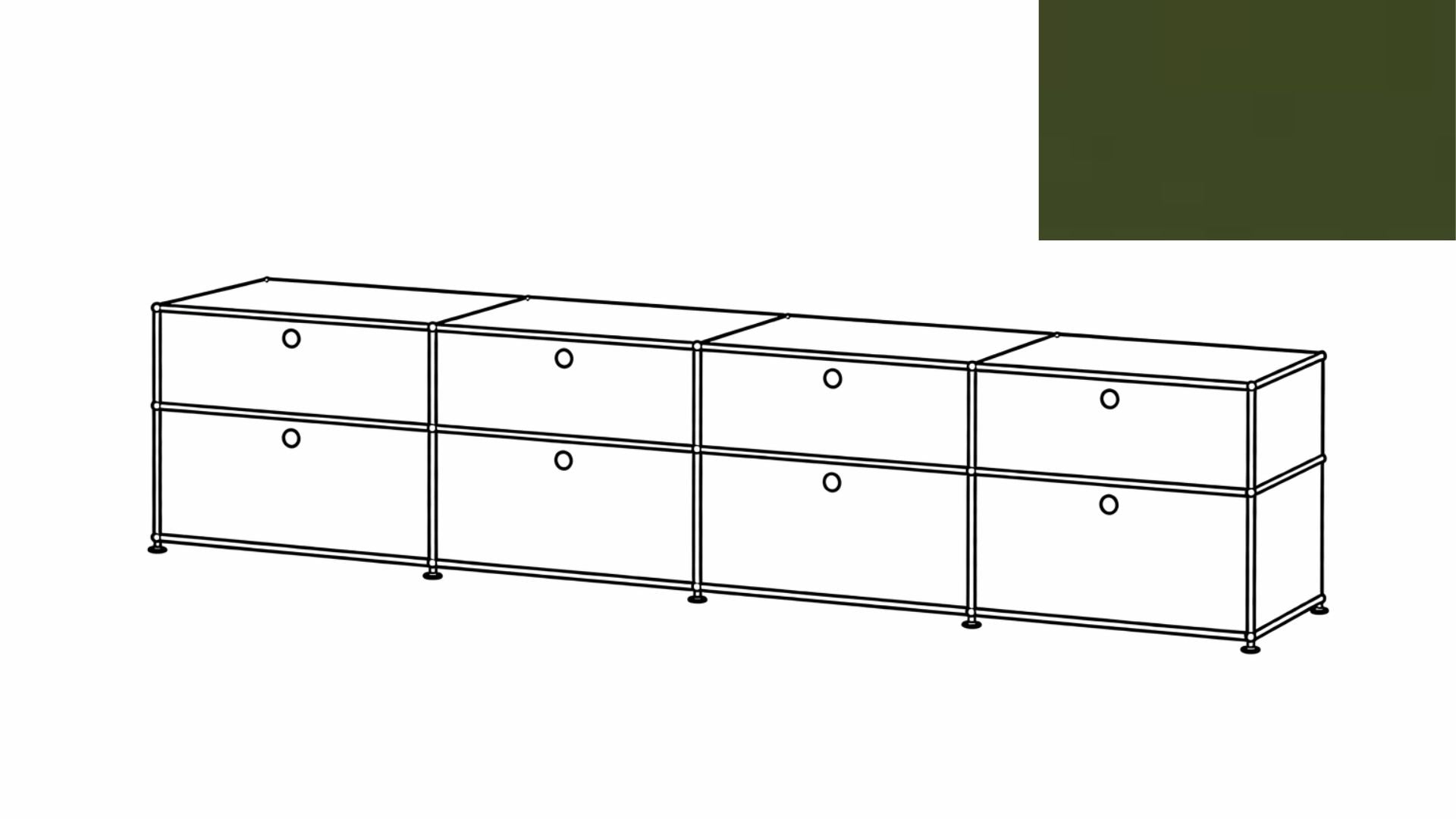 USM Haller Mid-Credenza
