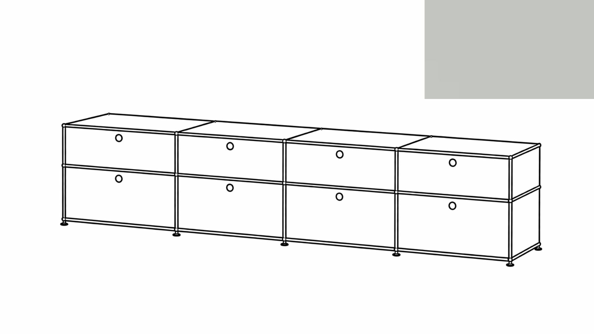 USM Haller Mid-Credenza
