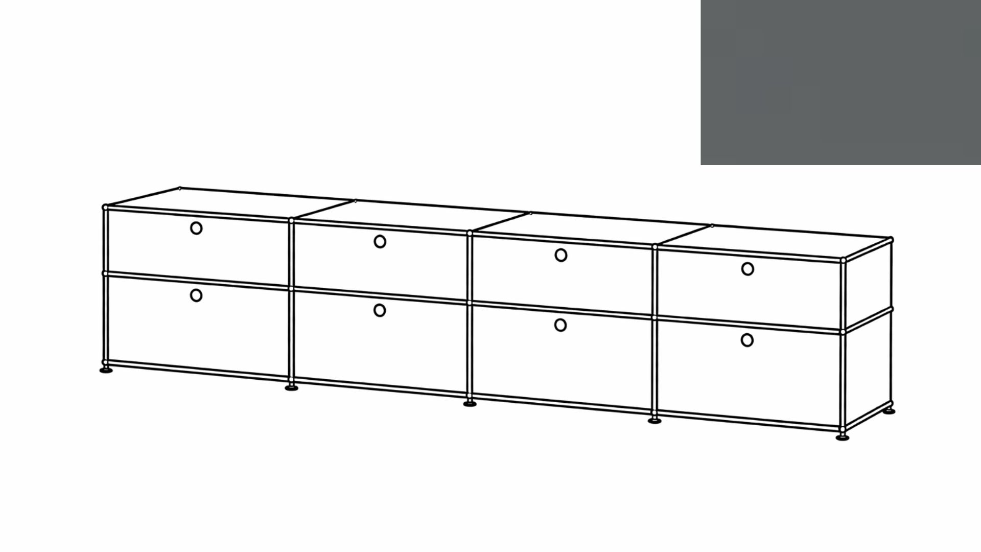 USM Haller Mid-Credenza