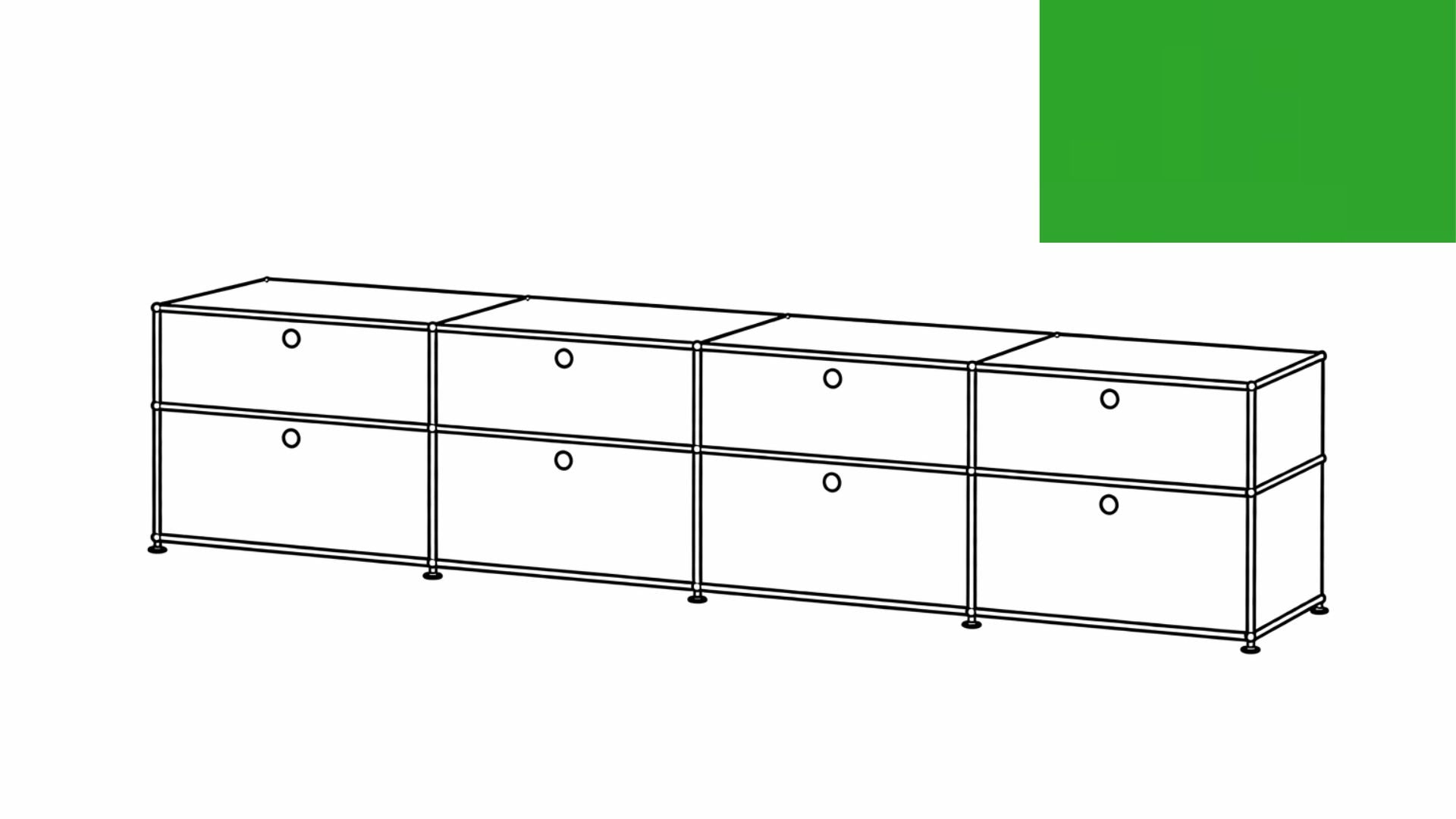USM Haller Mid-Credenza