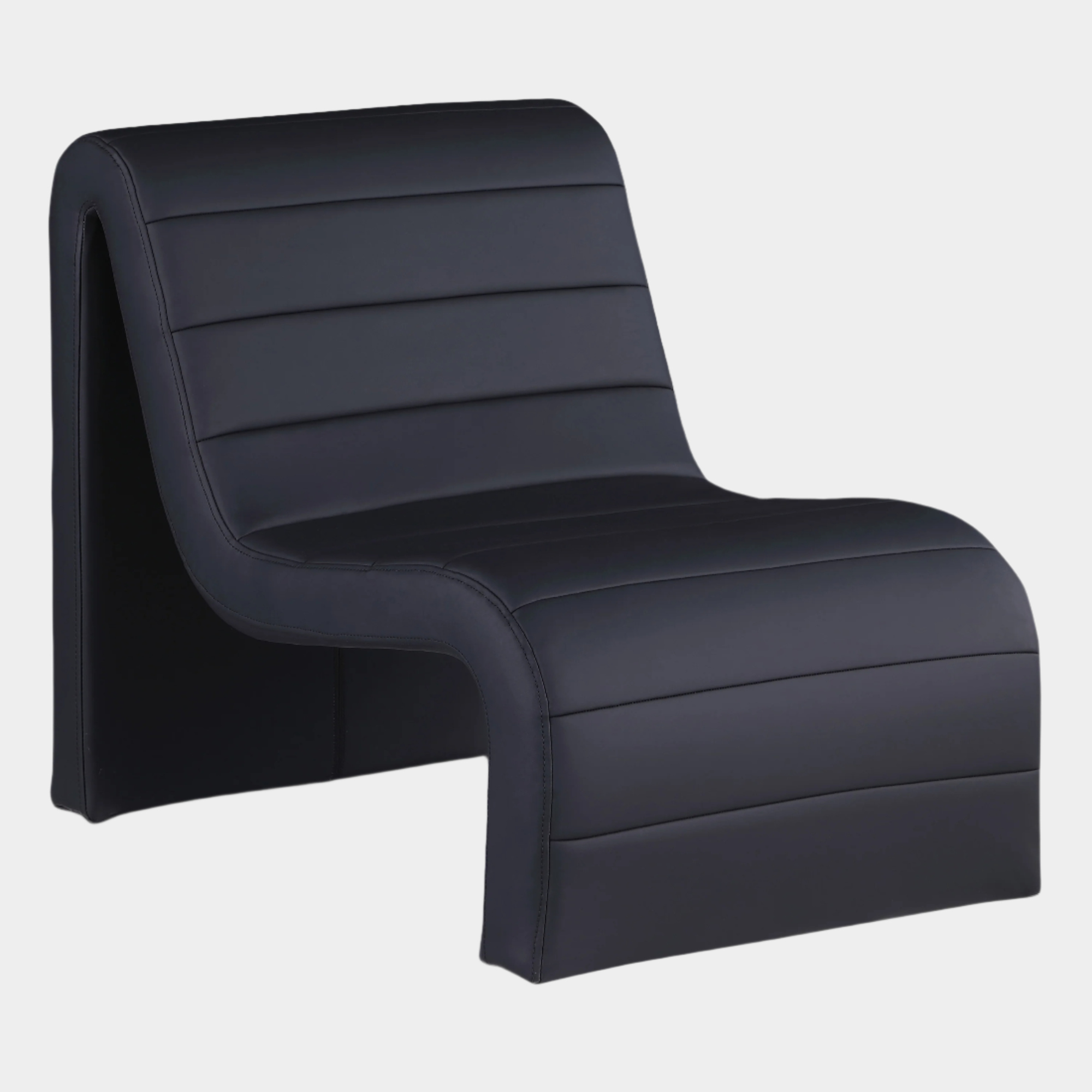 Ivy Vegan Leather Upholstered Accent Chair