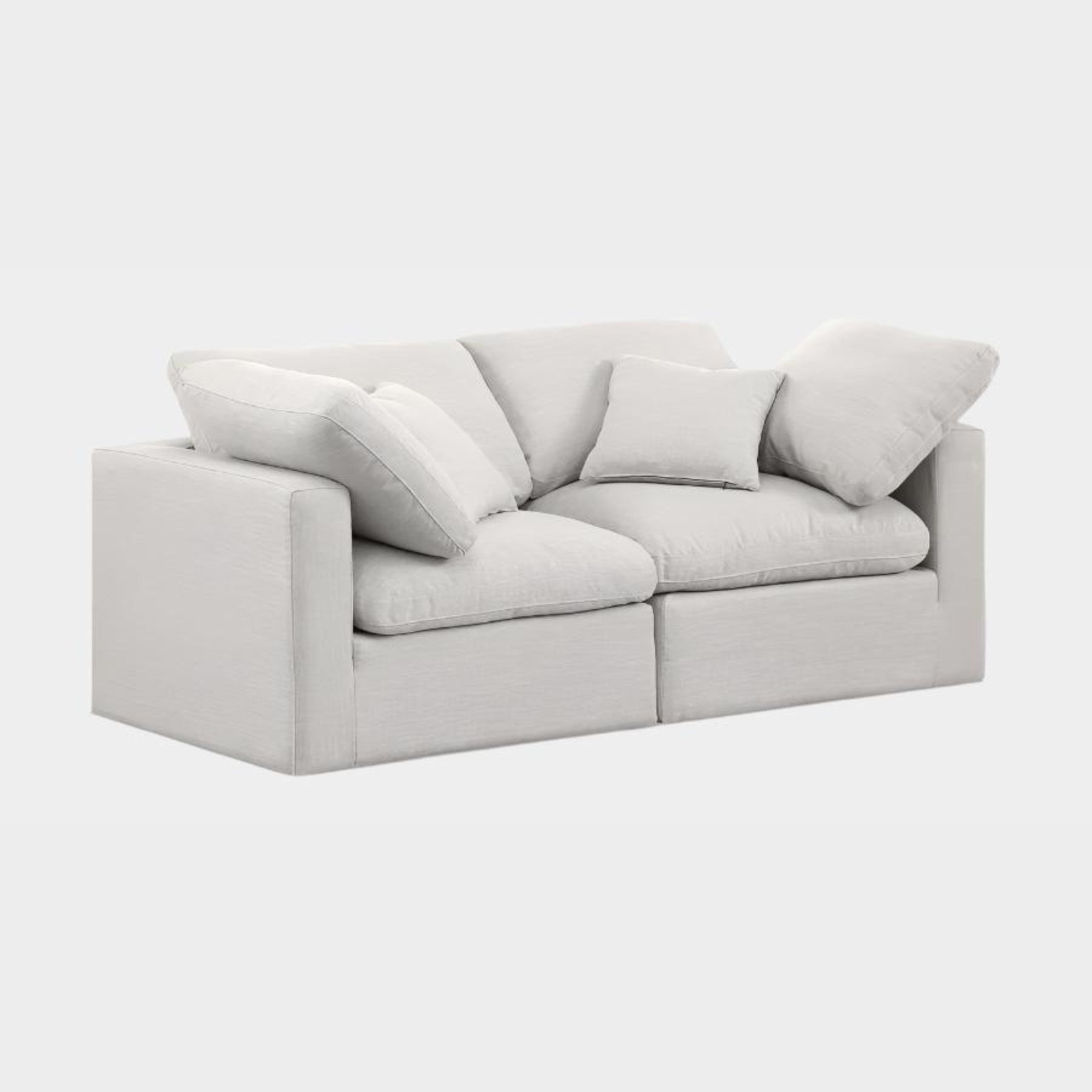 Indulge Linen Textured Fabric Sofa