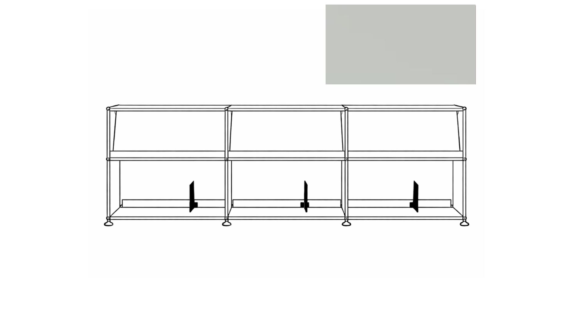 USM X Symbol Vinyl Display Cabinet