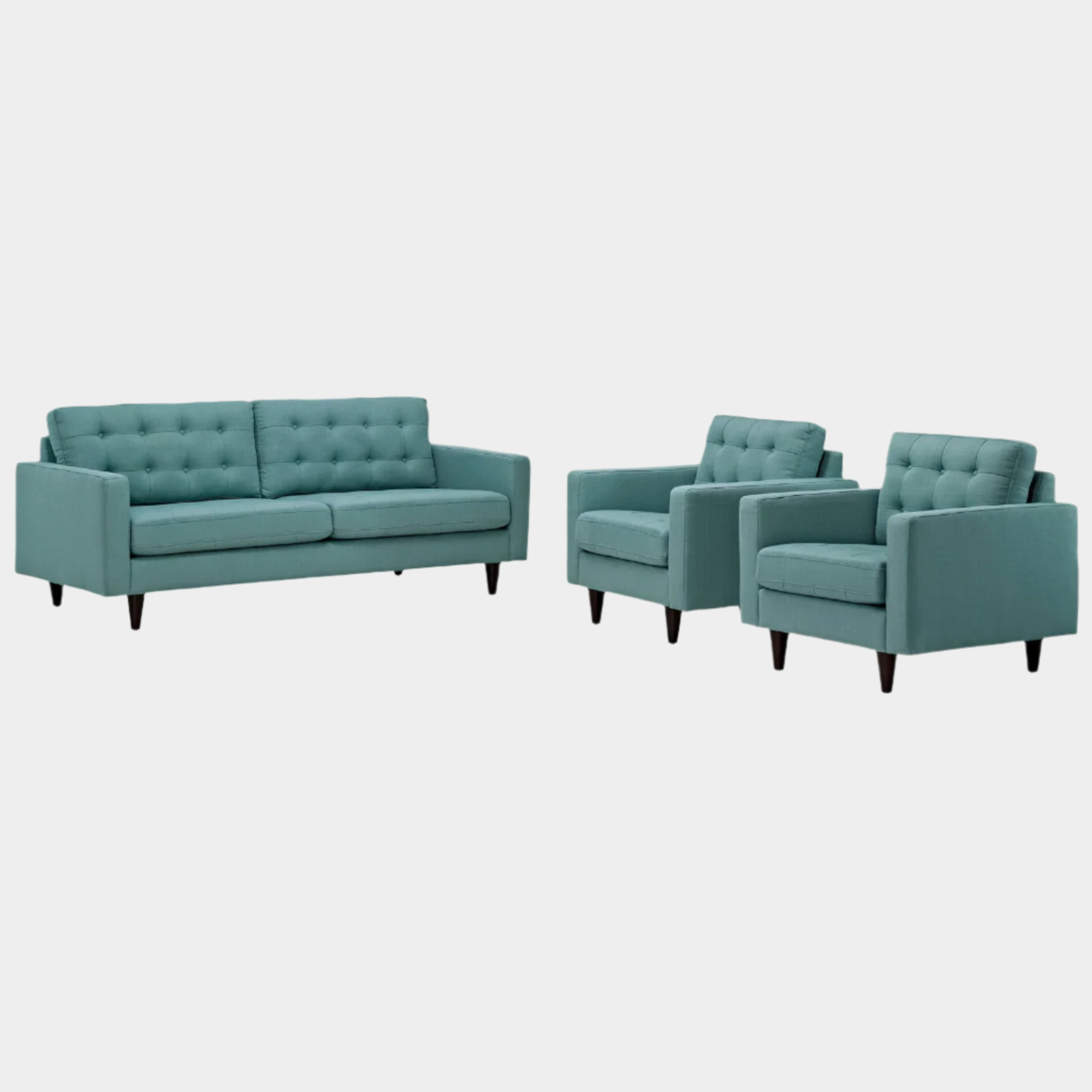 Chaise sans accoudoirs rembourrée en duvet Commix