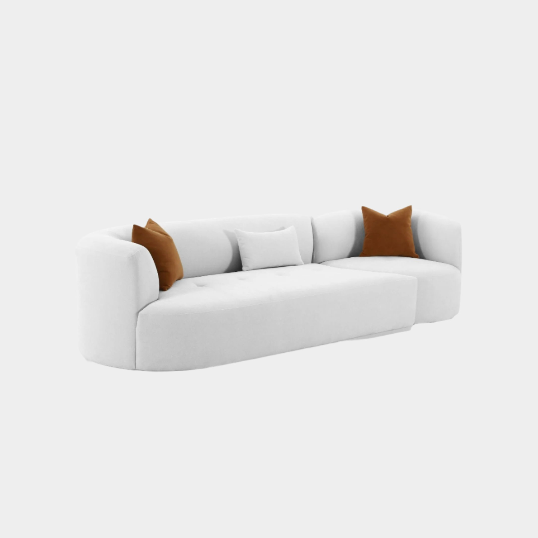 Fickle Grey Velvet 2 - Modular Sofa