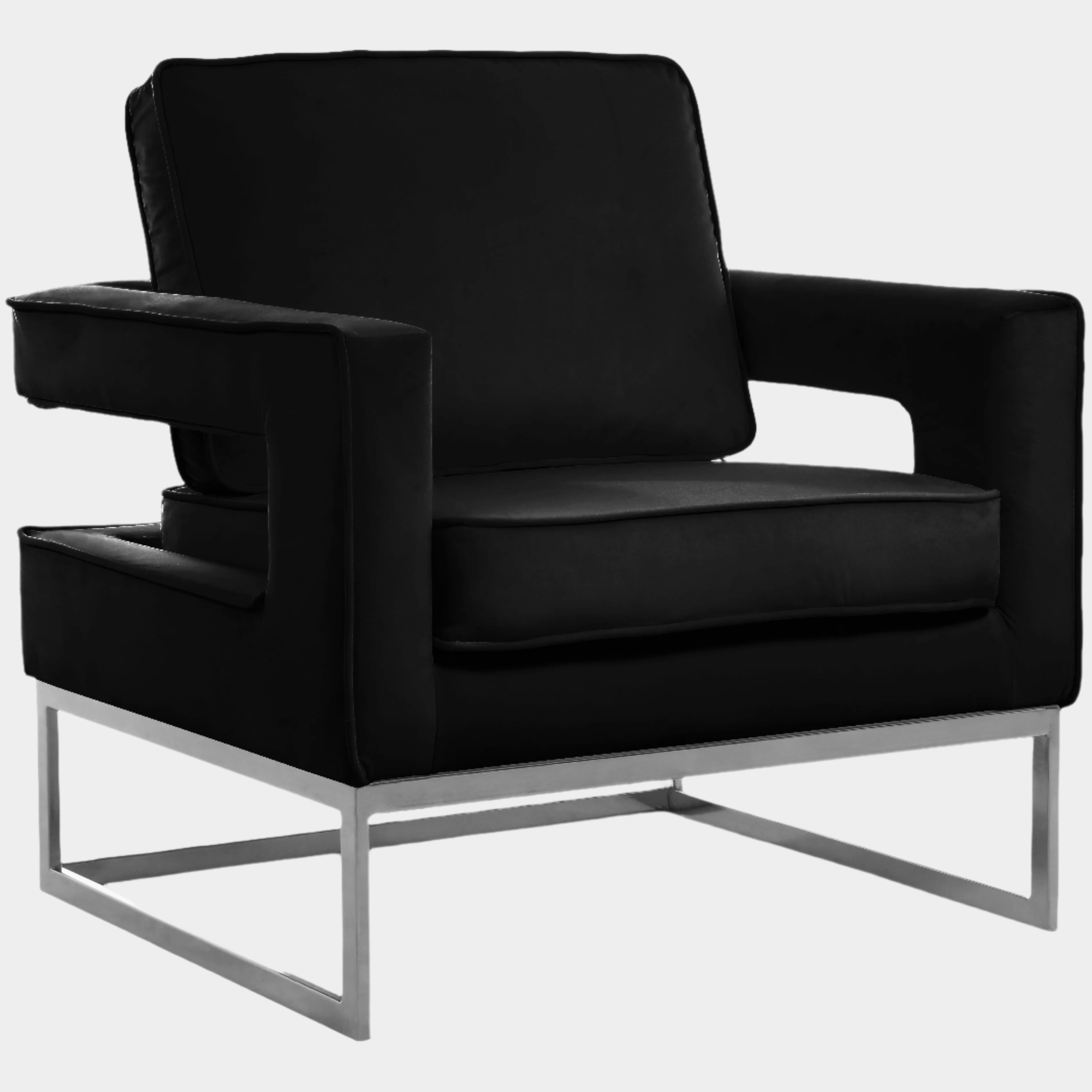 Fauteuil d'appoint rembourré en chenille Vivi 
