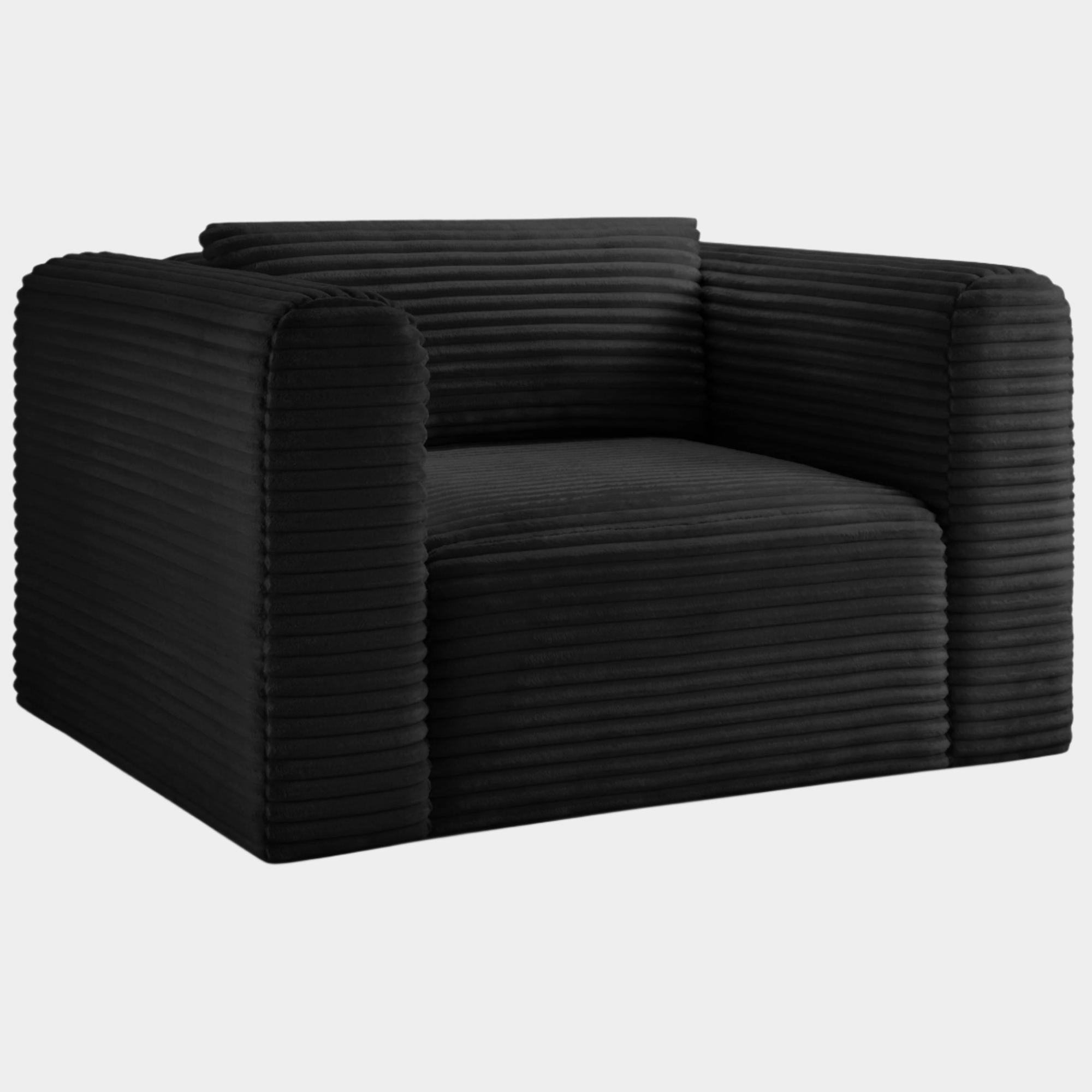Fauteuil d'appoint rembourré en chenille Vivi 