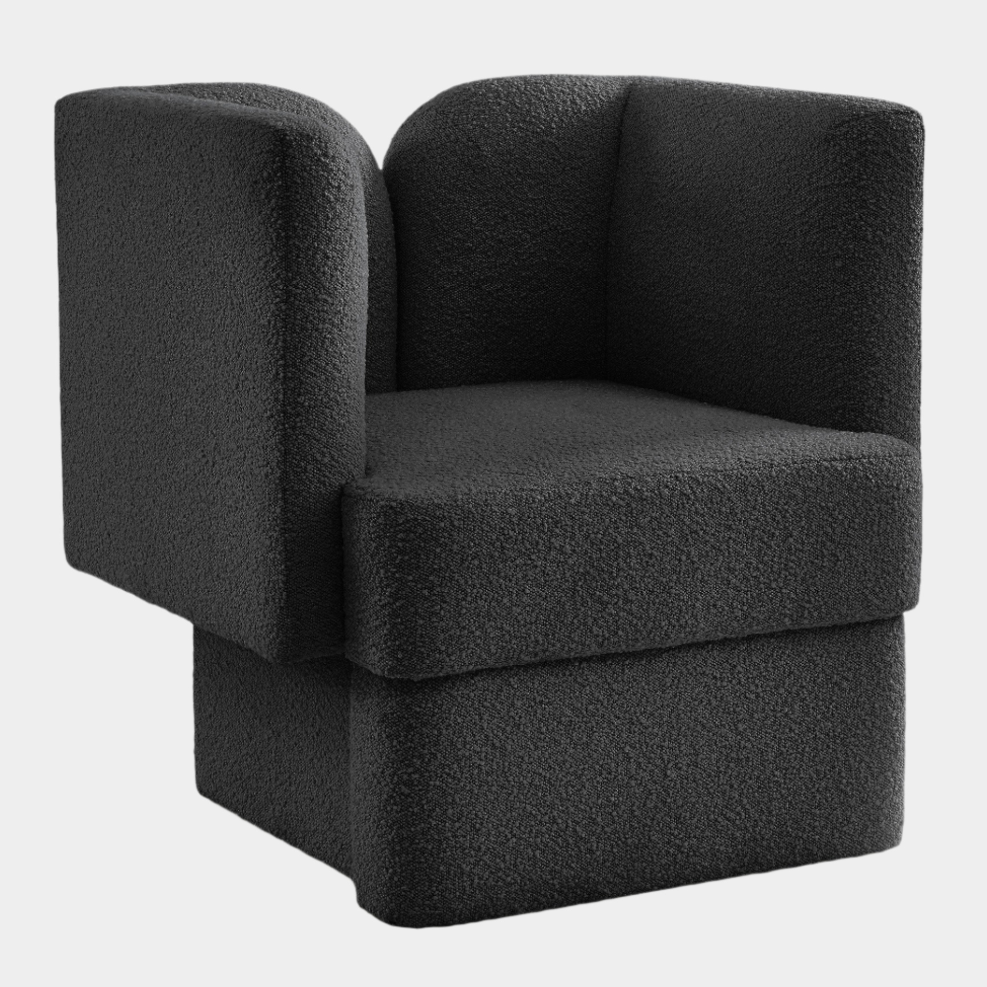 Marcel Boucle Fabric Upholstered Chair