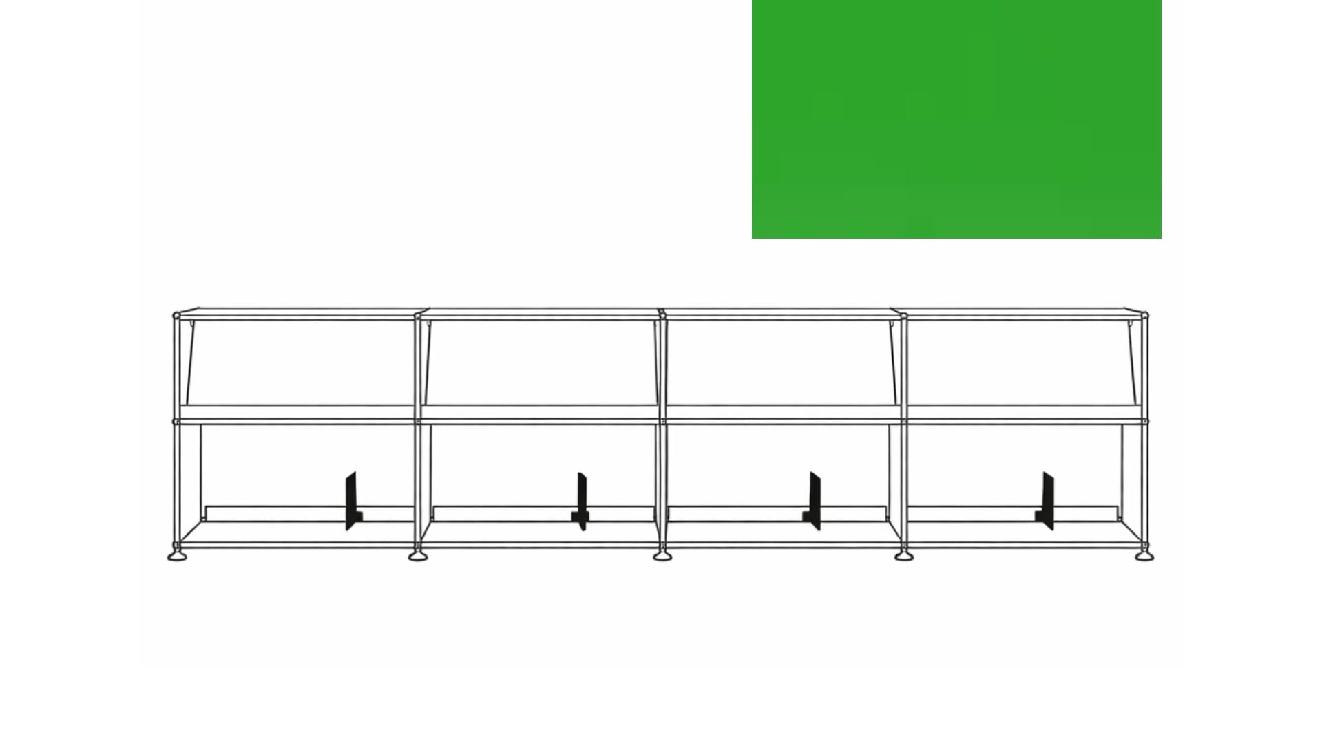 USM X Symbol Vinyl Display Cabinet