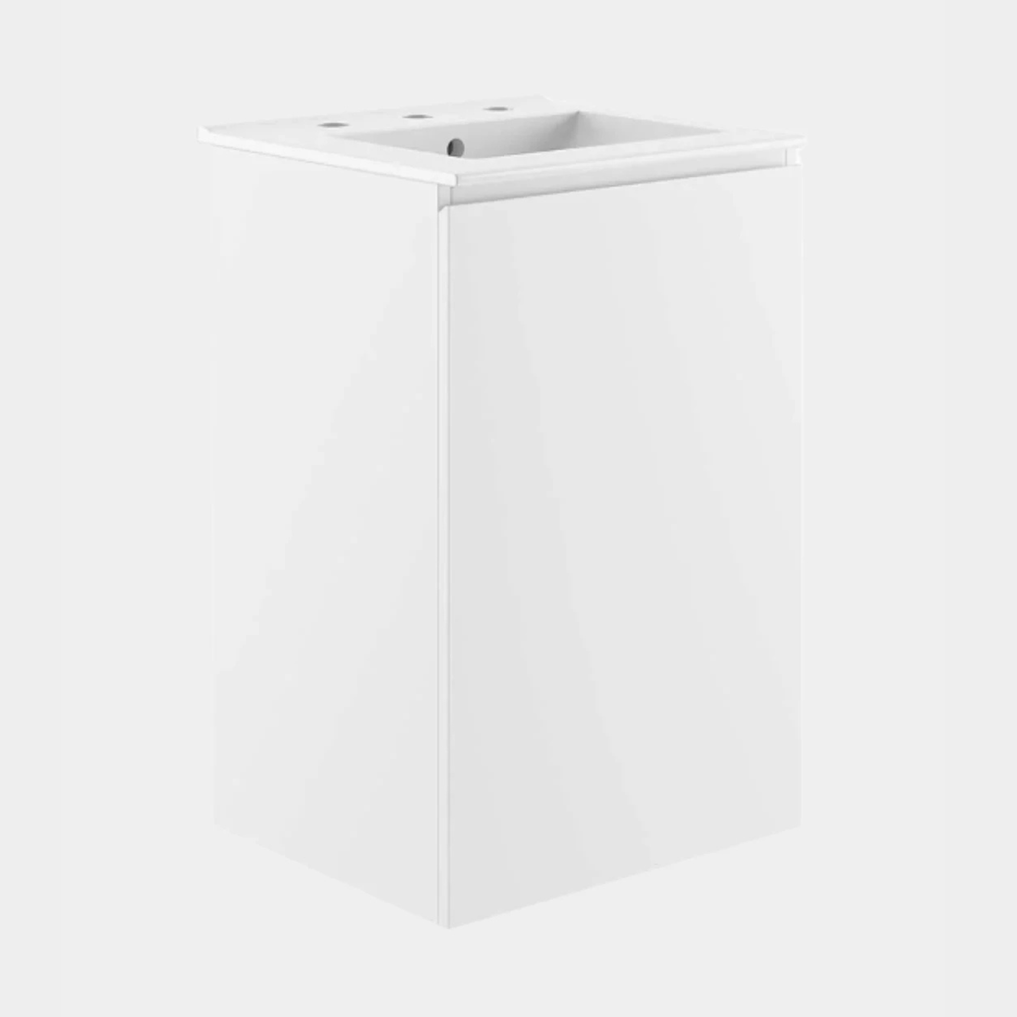 Bryn Wall-Mount Bathroom Vanity Basin Included