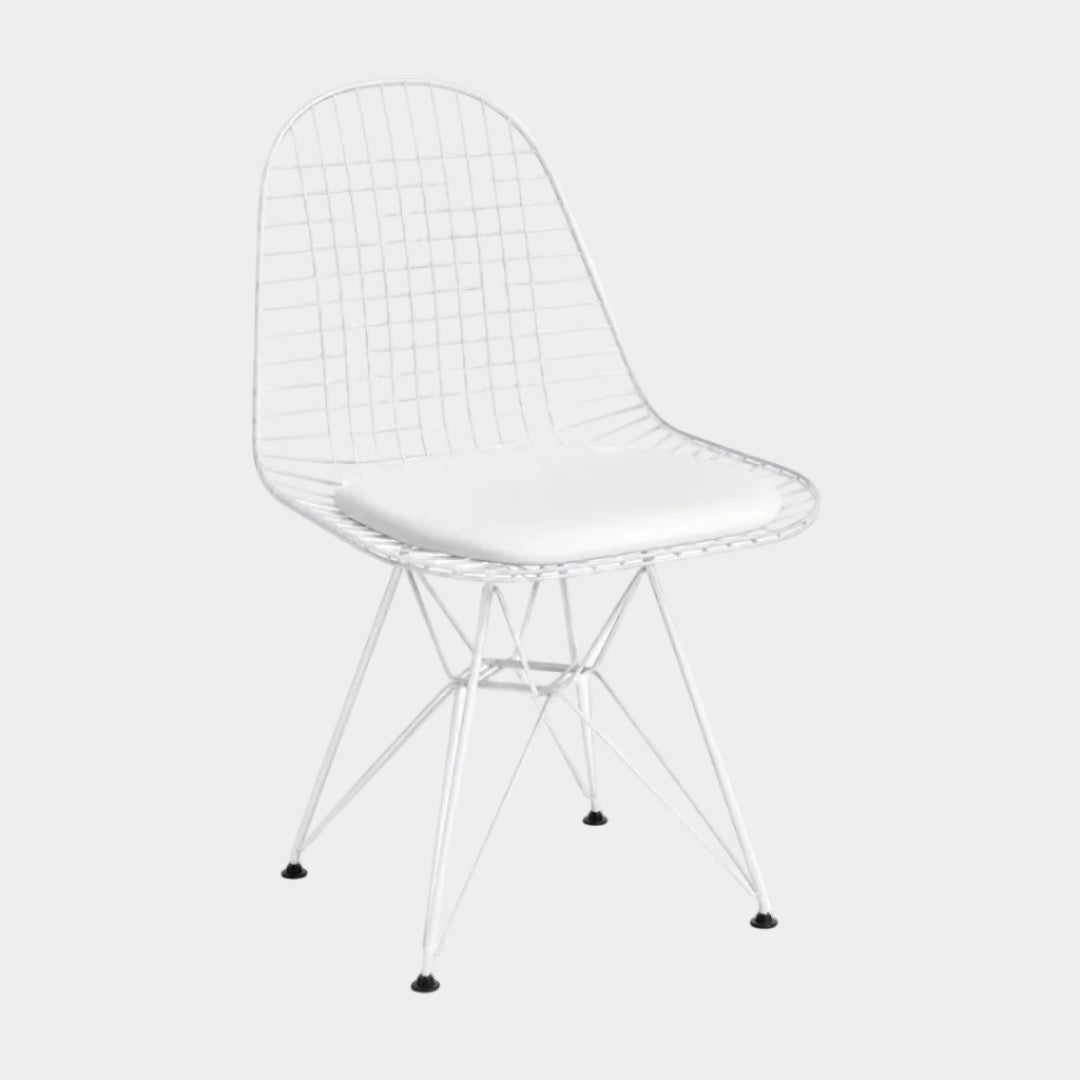 Mesh Eiffel Dining Chair (Black/ White)