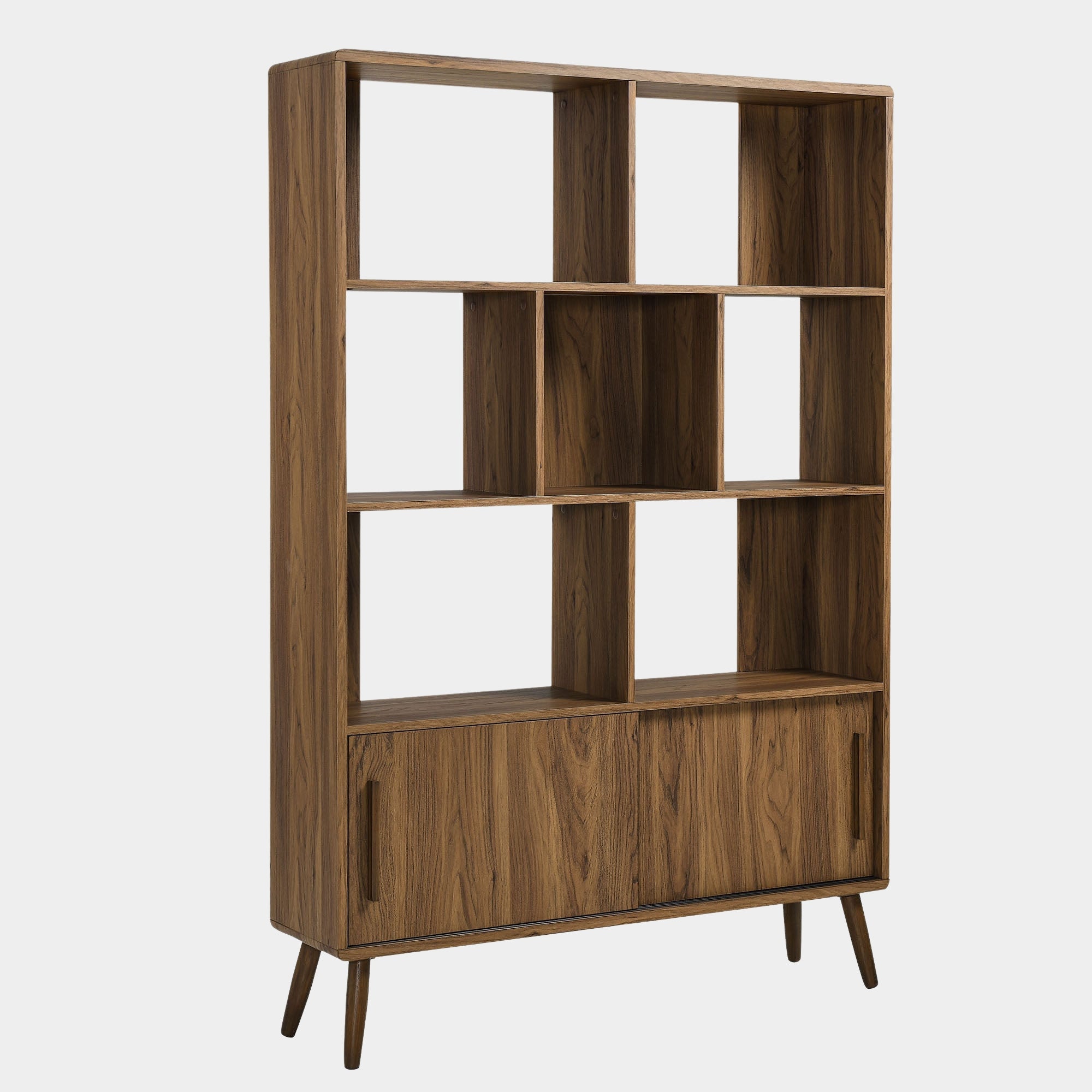 Transmit 45" Bookcase with Sliding Doors