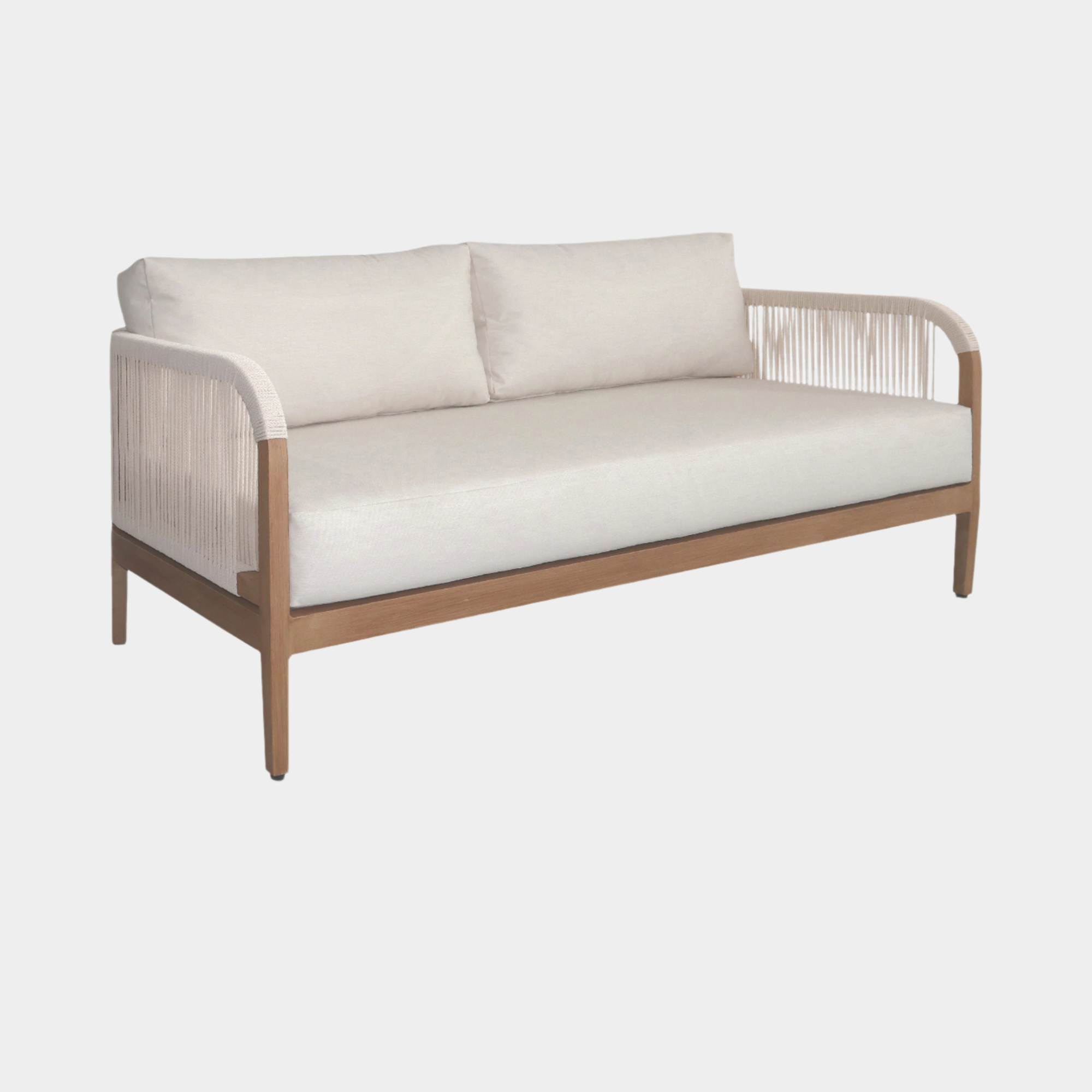Maui Water Resistant Fabric Upholstered Outdoor Patio Loveseat