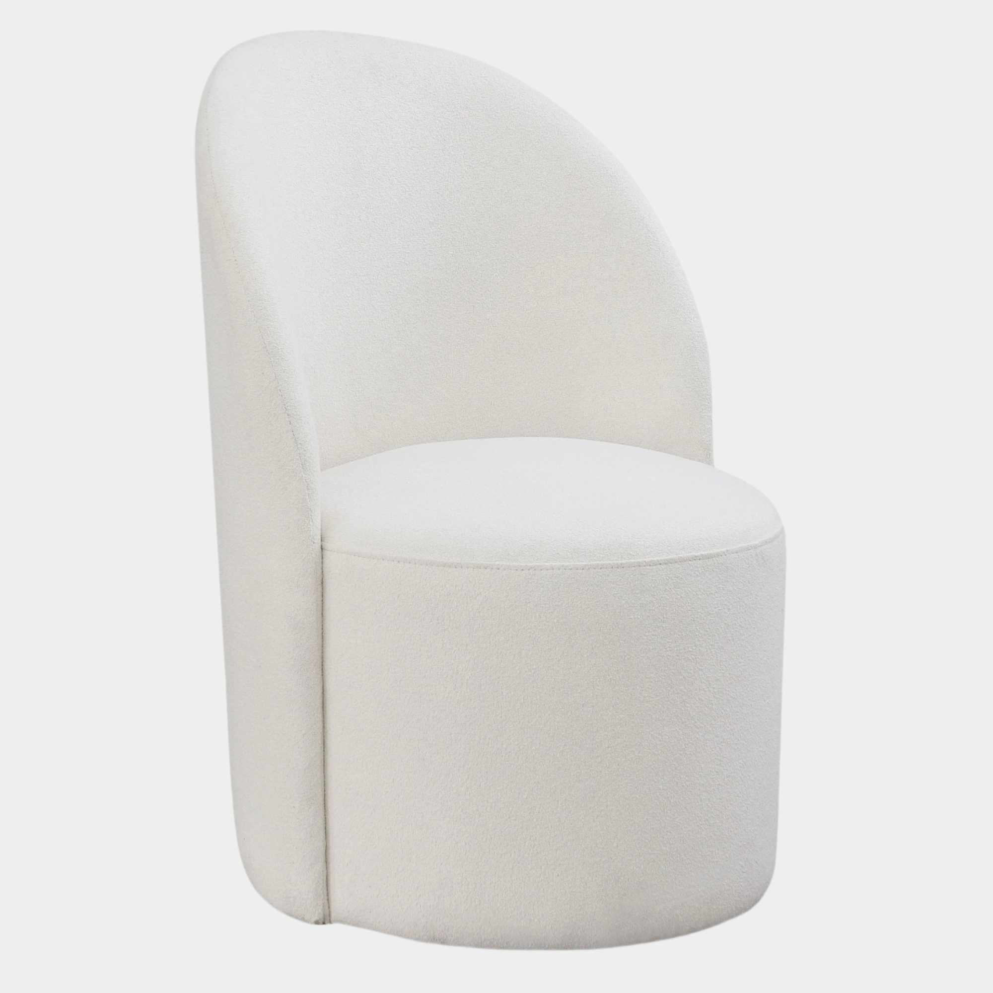 Hautely Boucle Fabric Upholstered Accent | Dining Chair