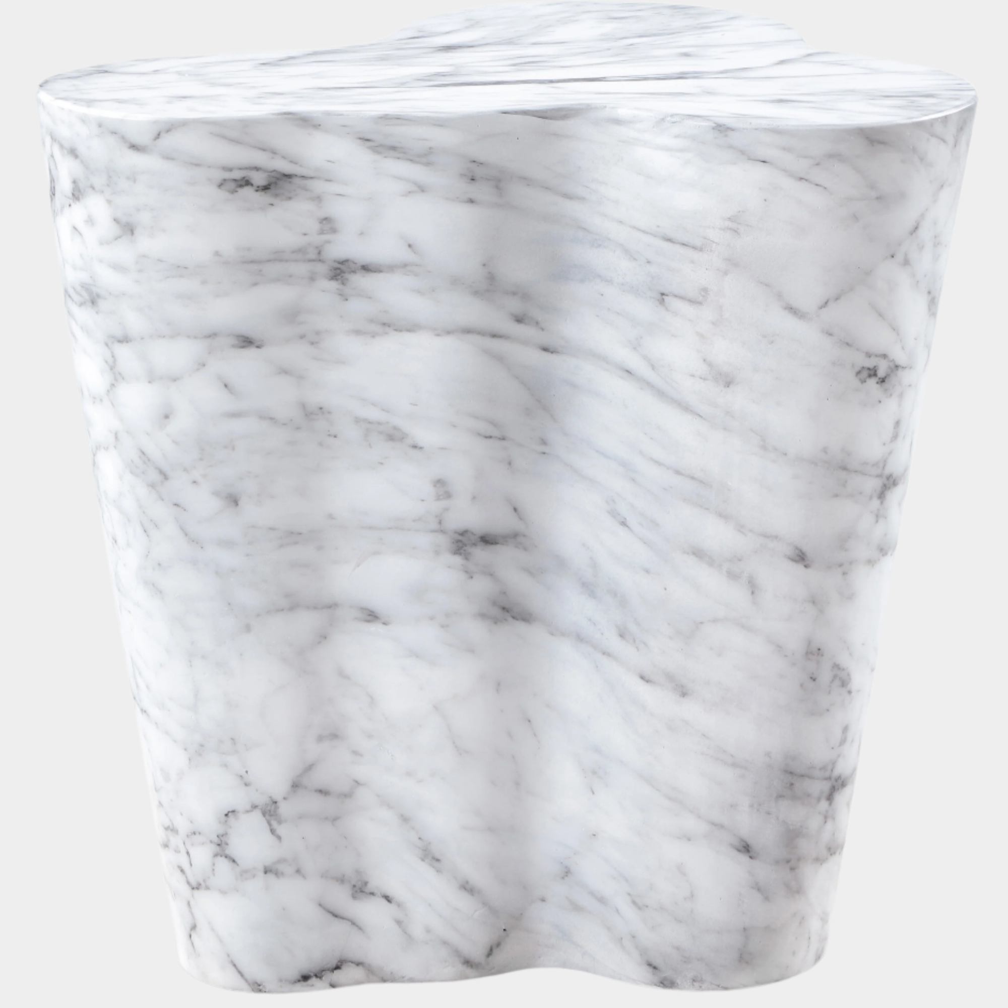 Monza Marble Finish Indoor / Outdoor Concrete End / Side Table