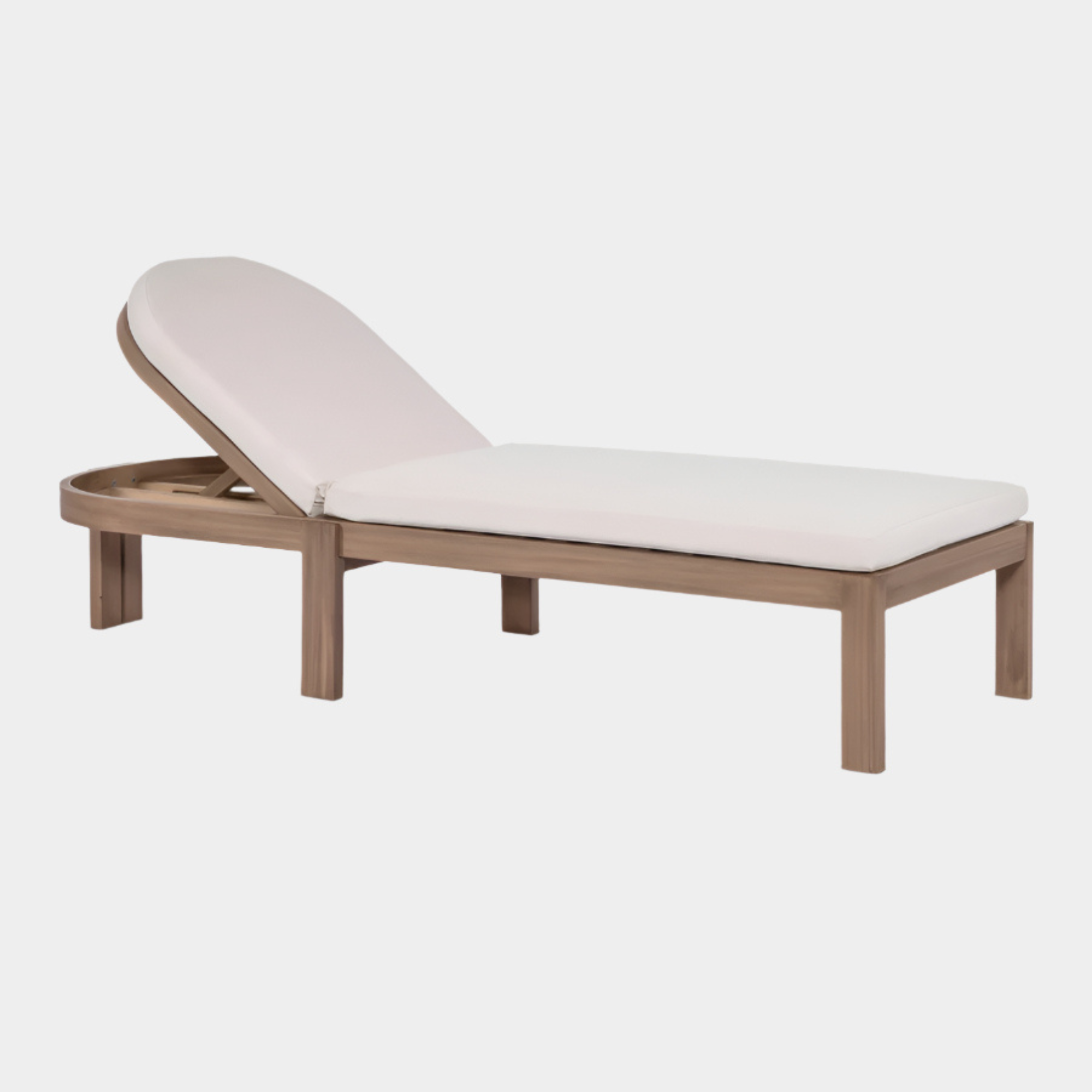 Newport Water Resistant Fabric Upholstered Outdoor Patio Lounge Chair
