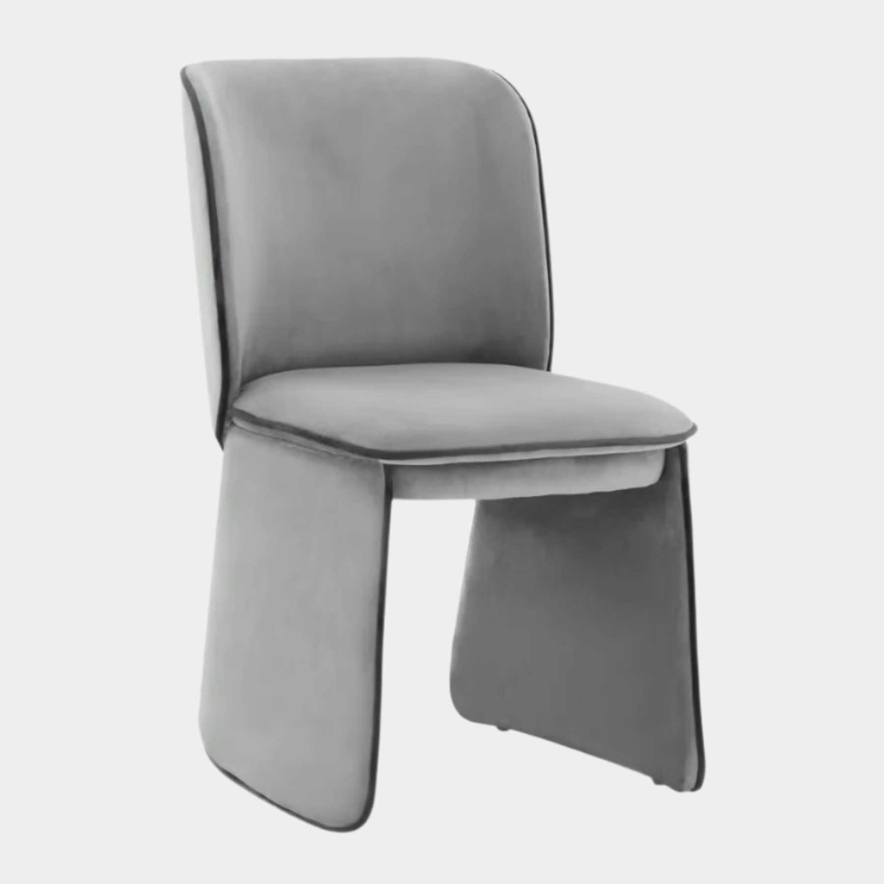 Kinsley Grey Velvet Dining Chair