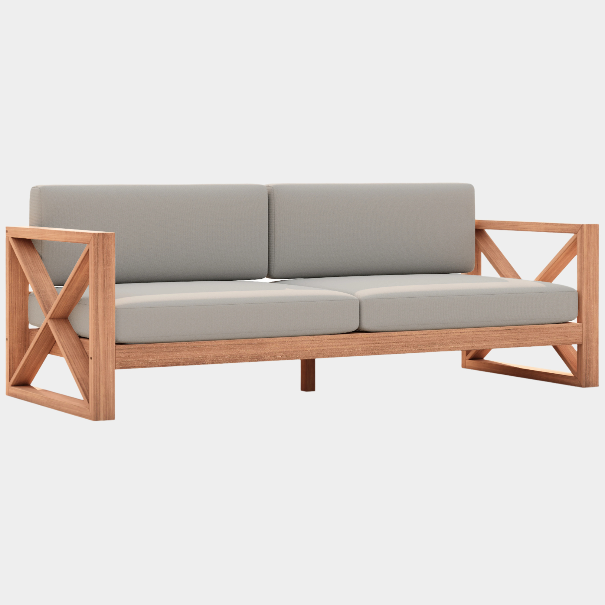 Chaise longue en tissu Orian Teddy