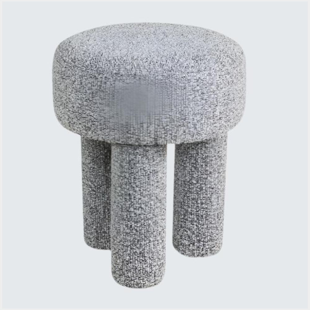 Callie Stool Salt and Pepper