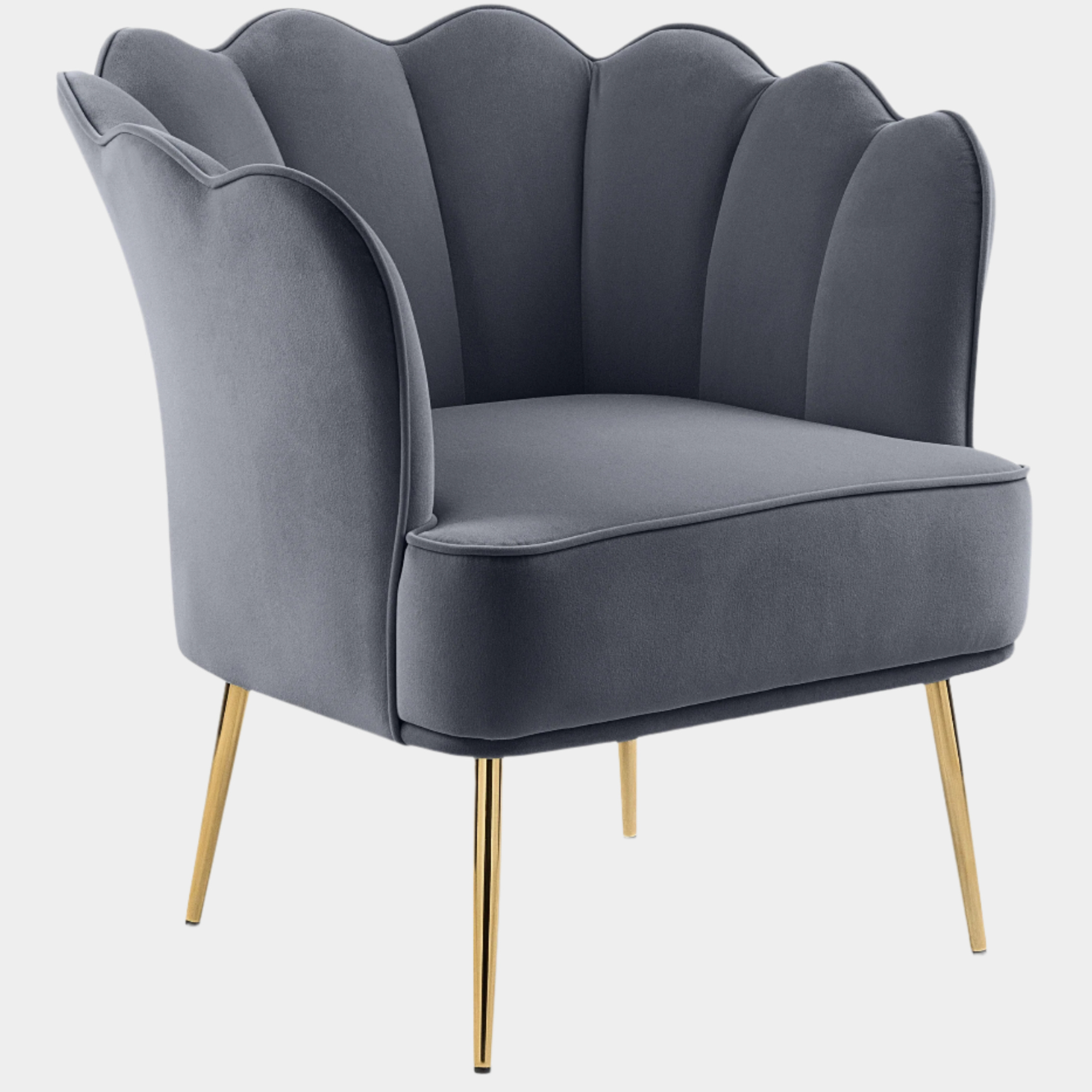 Jester Velvet Upholstered Accent Chair