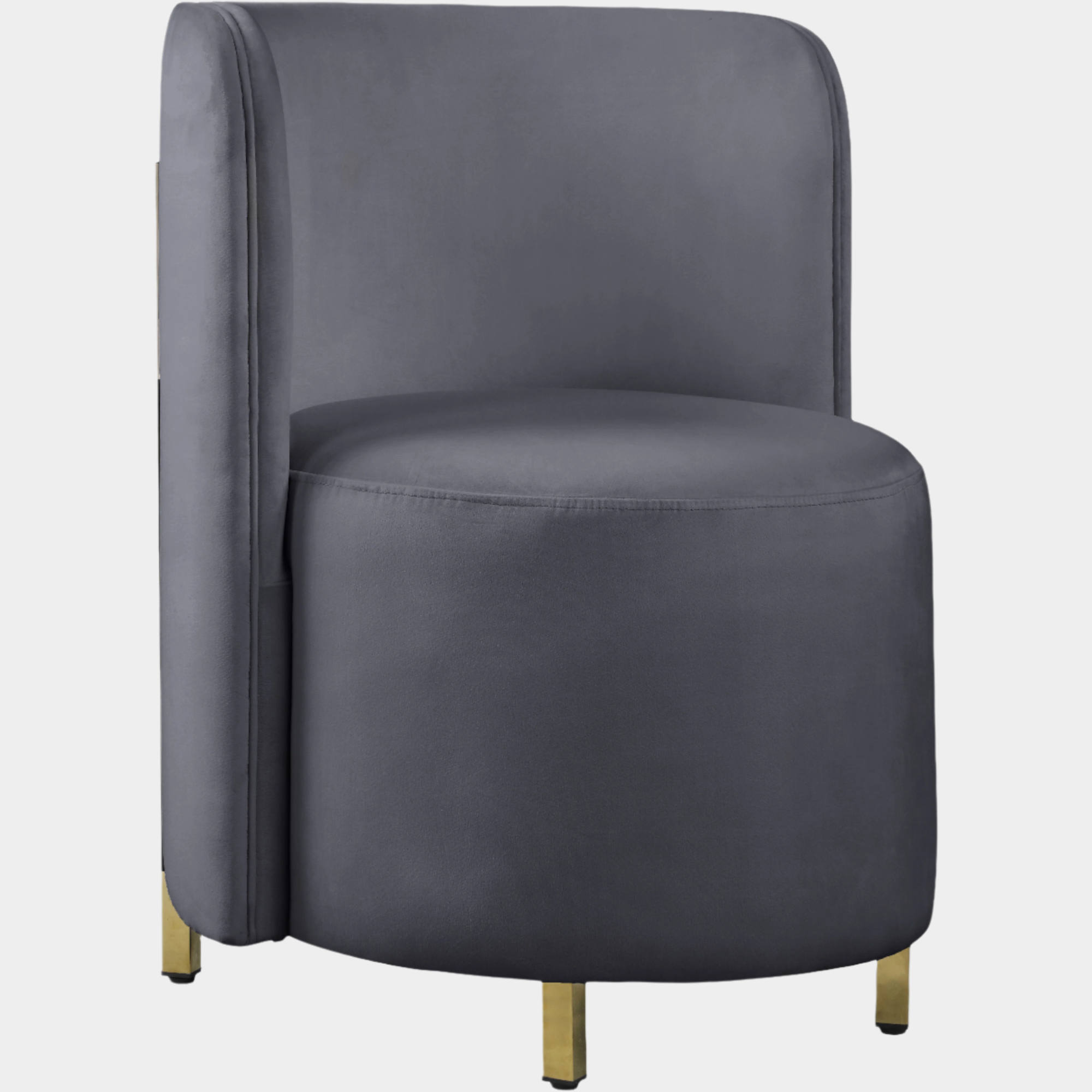 Fauteuil d'appoint rembourré en chenille Vivi 