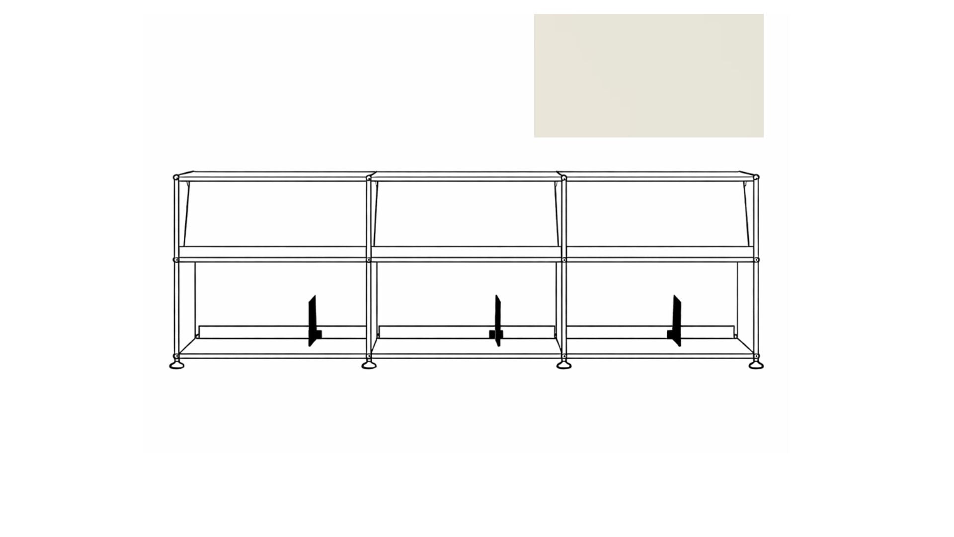 USM X Symbol Vinyl Display Cabinet