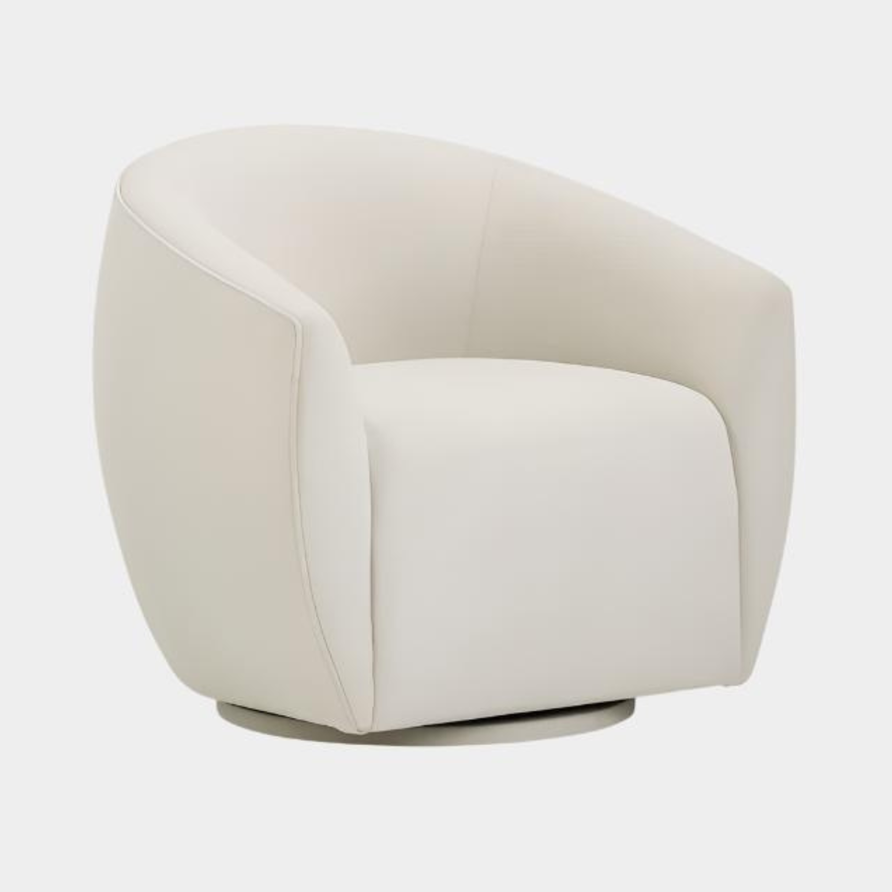 Jordan Cream Velvet Swivel Chair