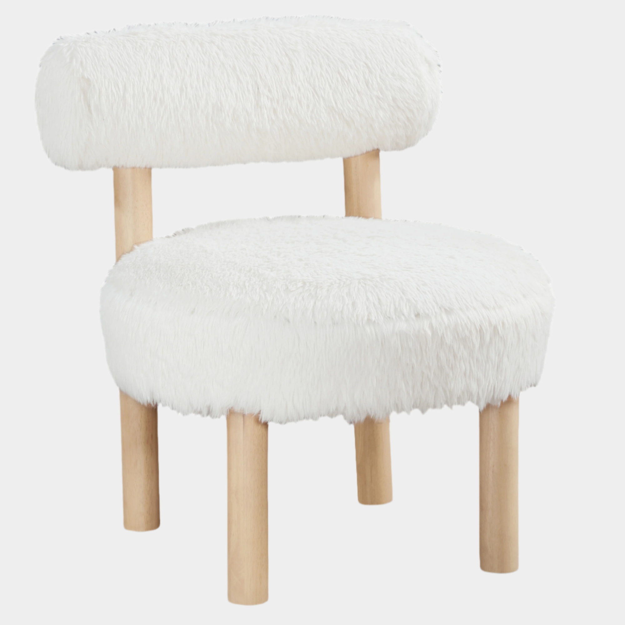 Fauteuil d'appoint rembourré en chenille Vivi 
