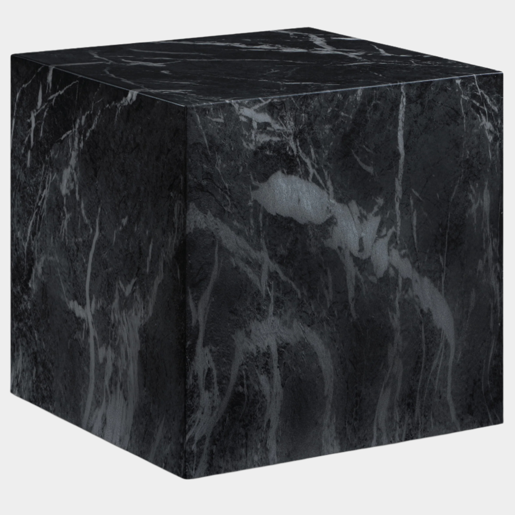 Piazza Marble Finish Indoor / Outdoor Concrete End Table