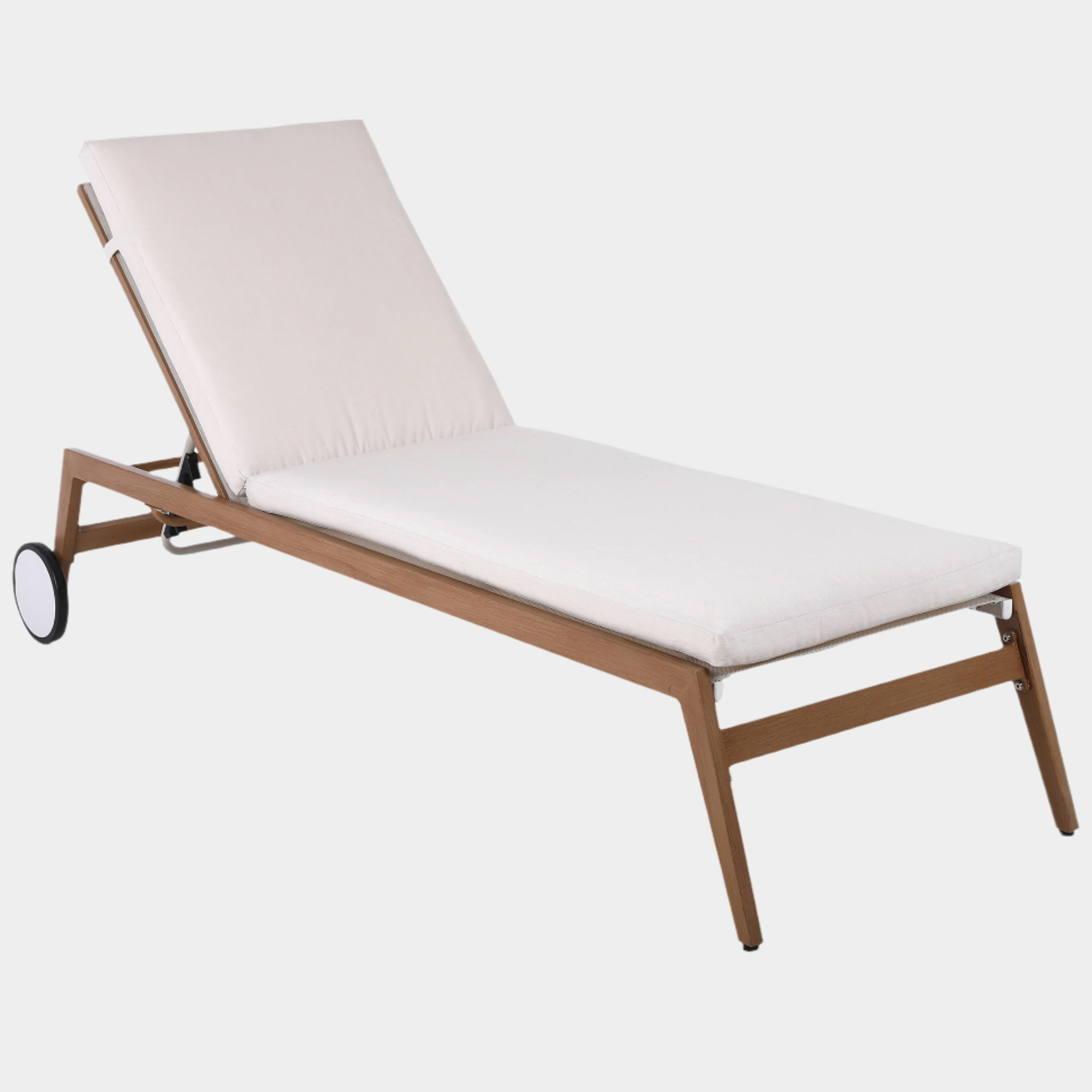 Maui Water Resistant Fabric Upholstered Outdoor Patio Lounger