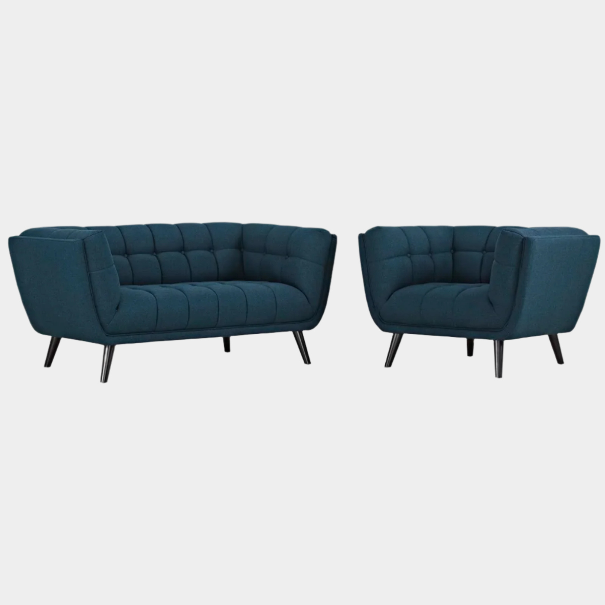 Chaise sans accoudoirs rembourrée en duvet Commix