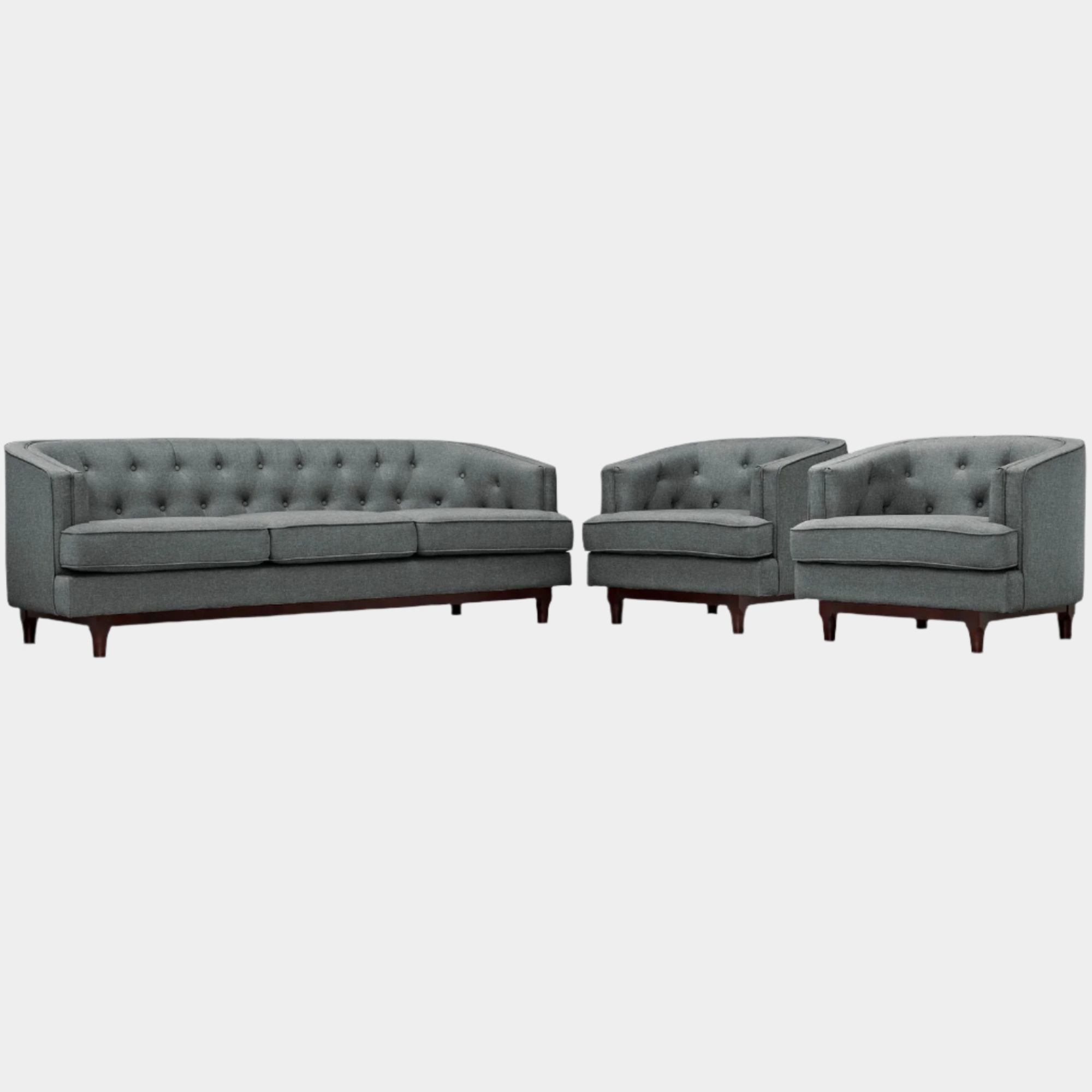 Chaise sans accoudoirs rembourrée en duvet Commix