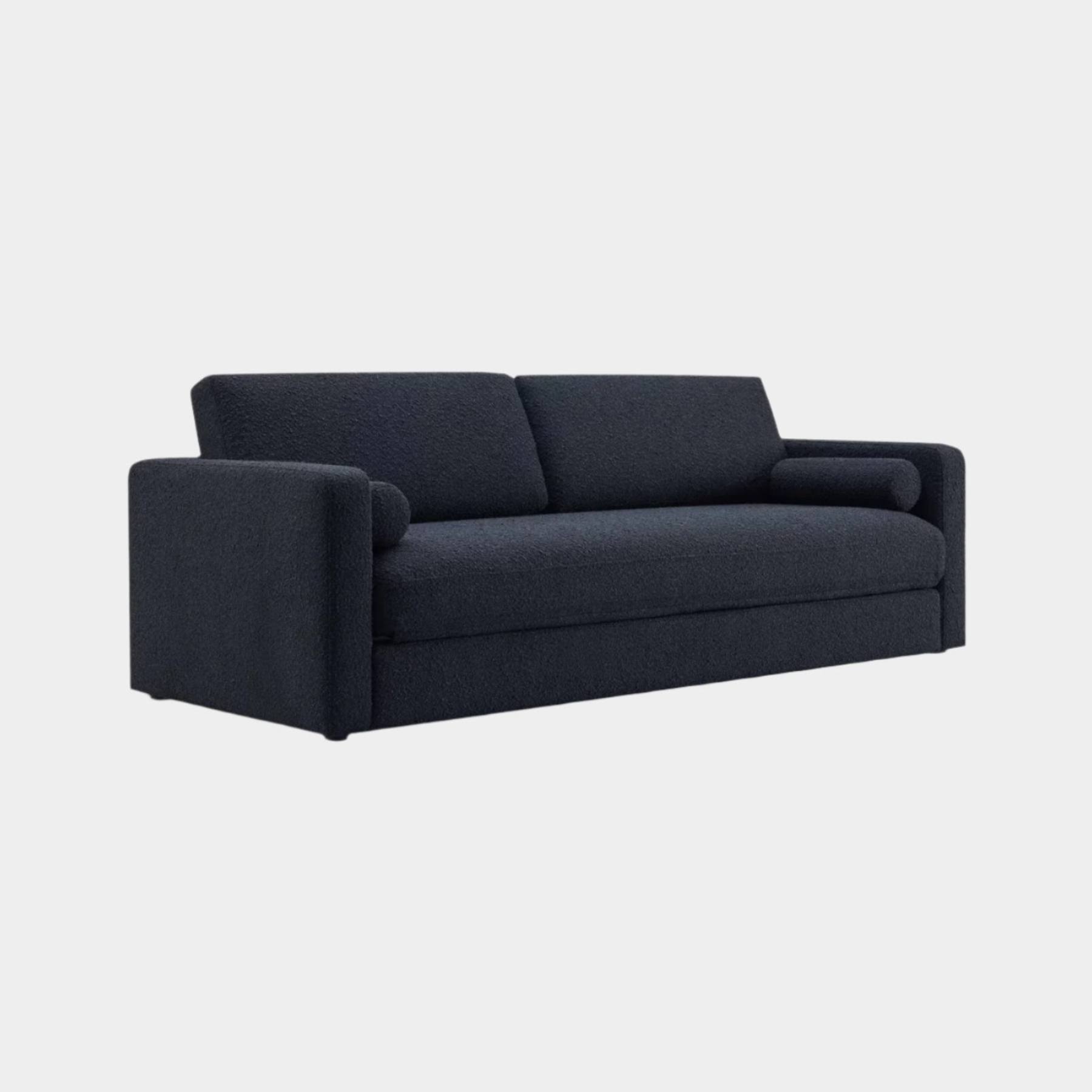 Ryan Black Boucle Sofa Bed