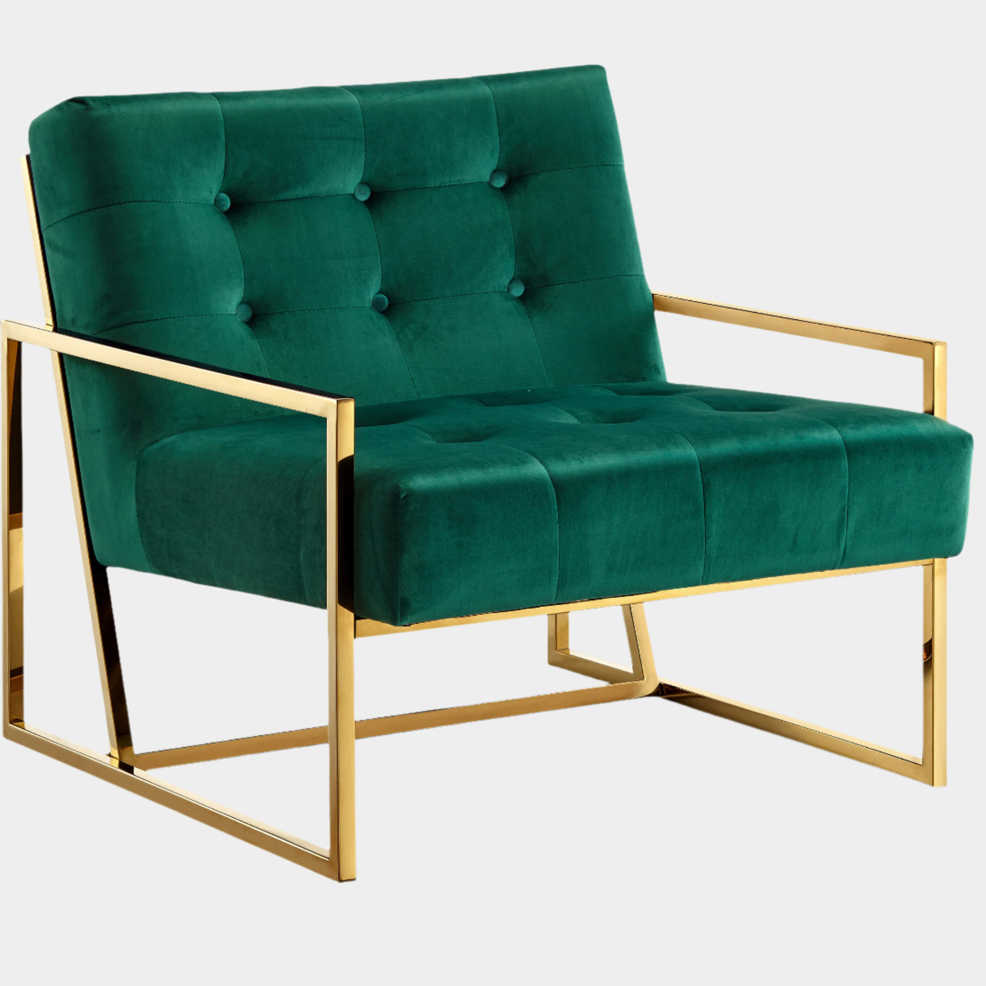 Fauteuil d'appoint rembourré en chenille Vivi 