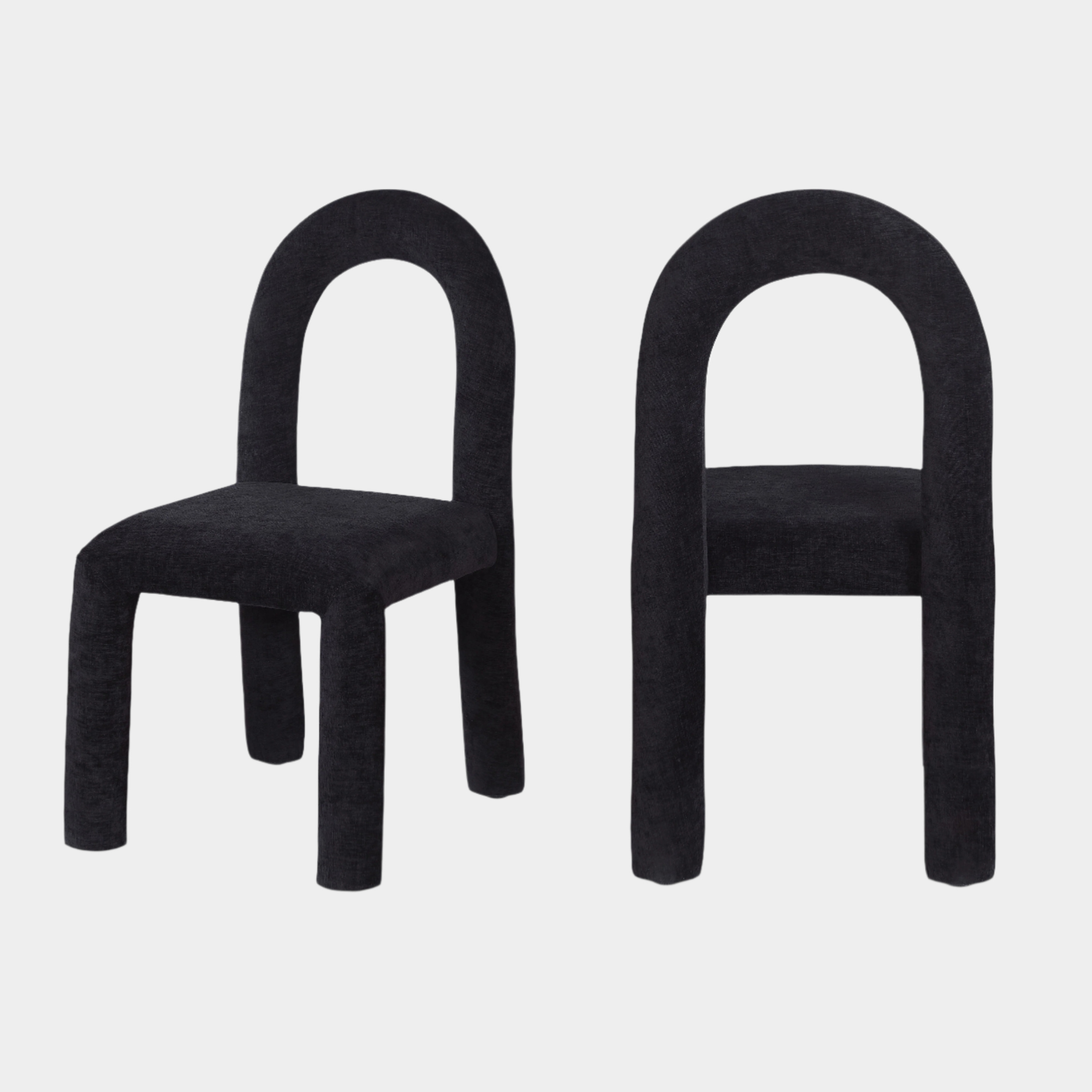 Amari Chenille Fabric Upholstered Dining Chair