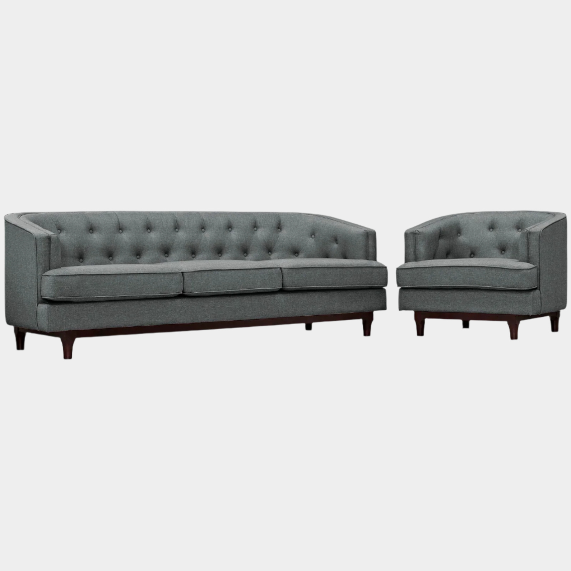 Chaise sans accoudoirs rembourrée en duvet Commix