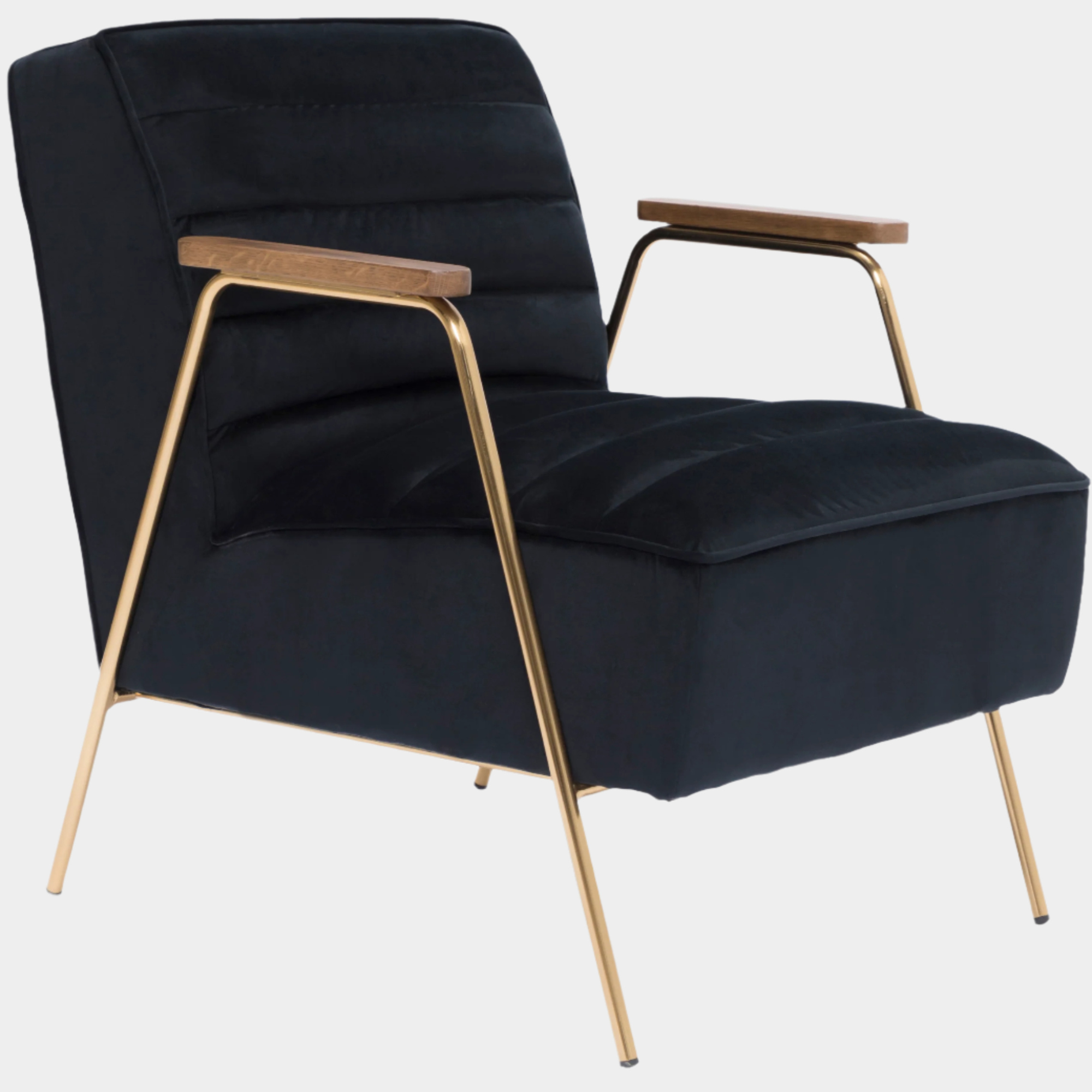Fauteuil d'appoint rembourré en chenille Vivi 