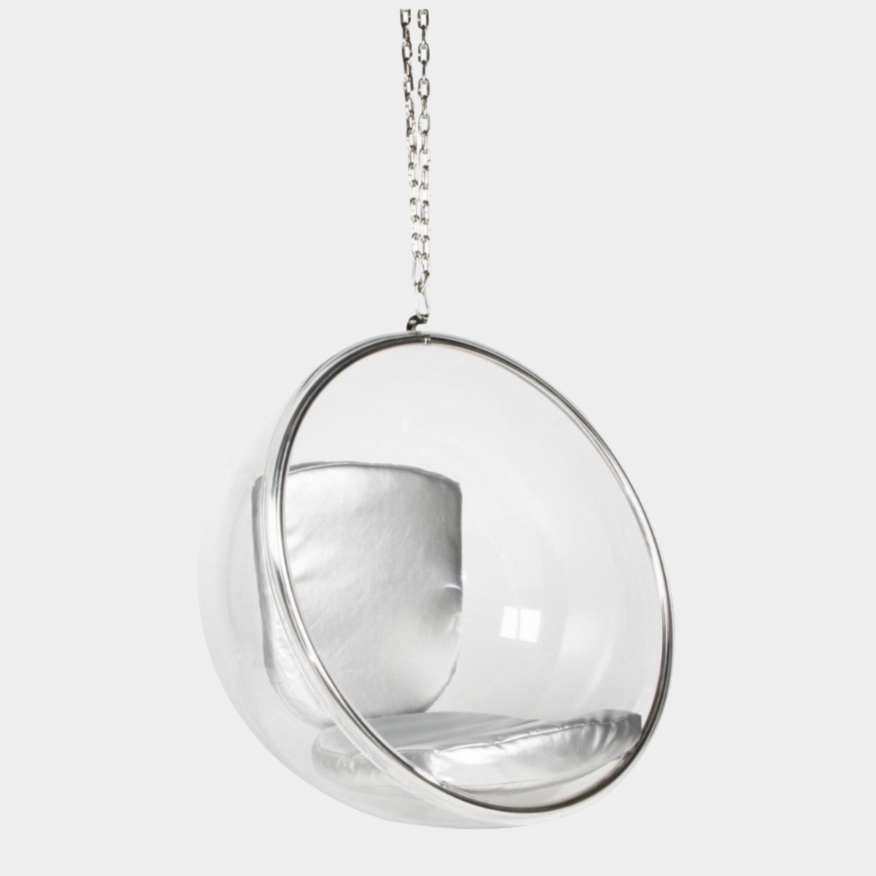 Bubble Hanging Lounge Chair (Silver)