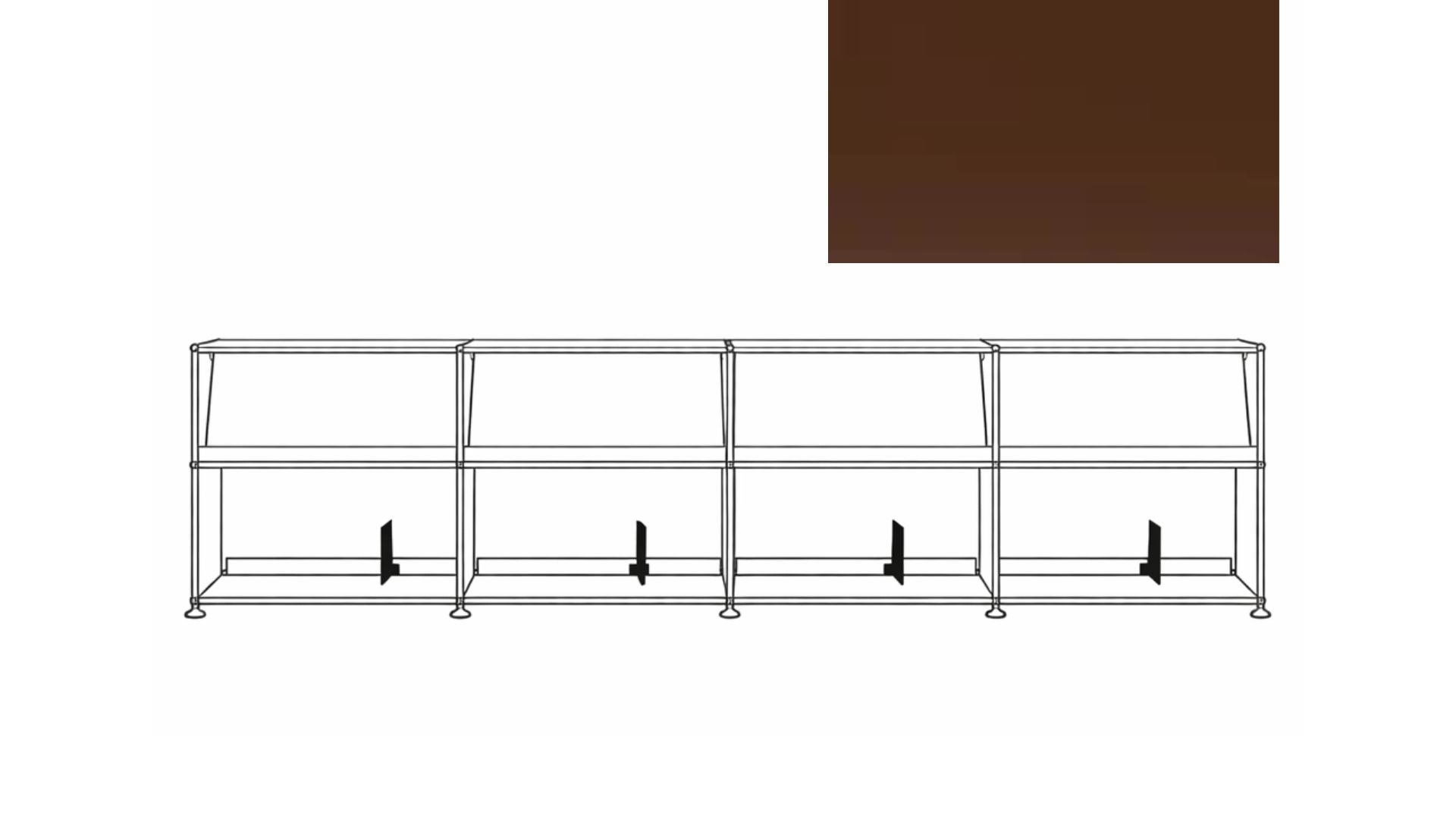 USM X Symbol Vinyl Display Cabinet