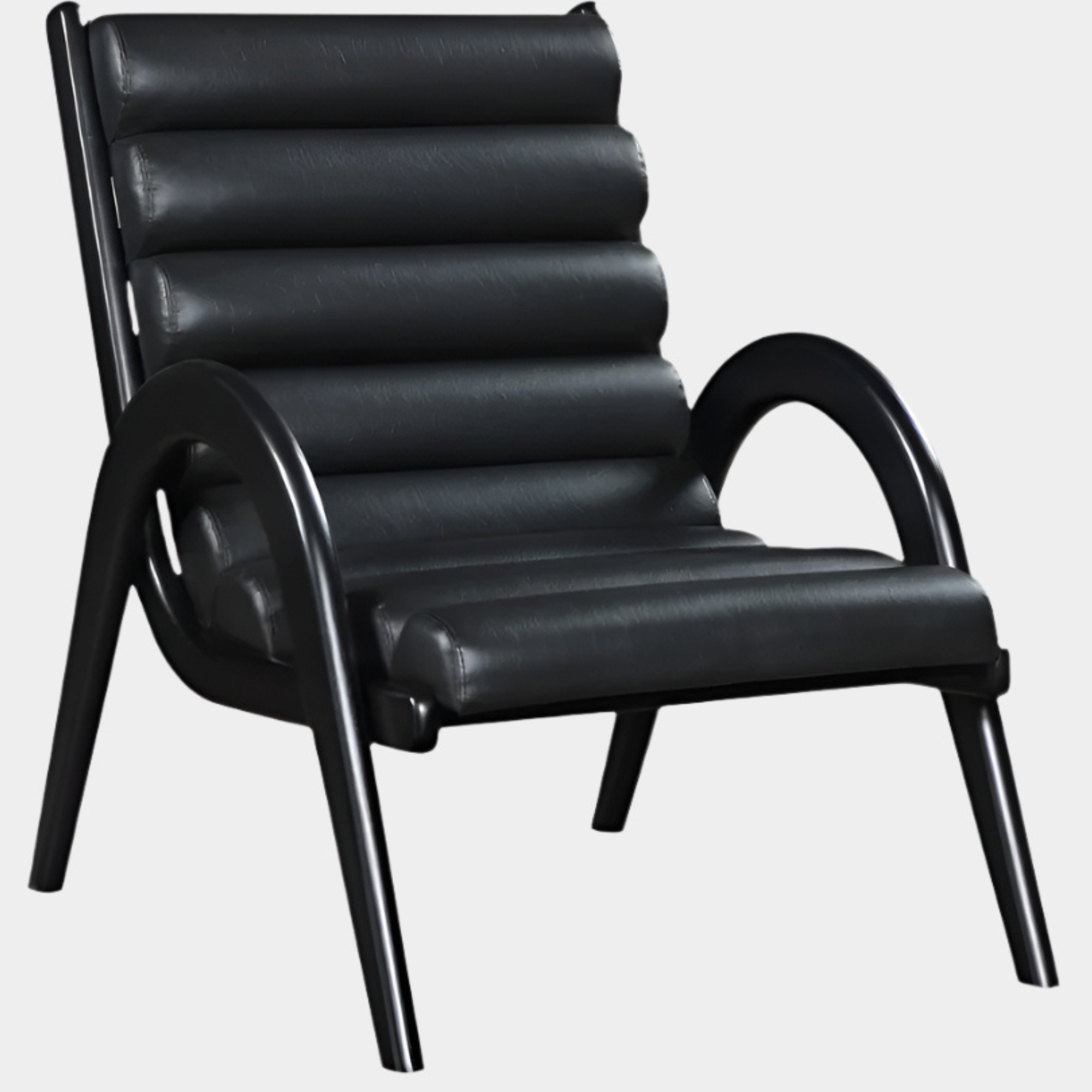 Fauteuil d'appoint rembourré en chenille Vivi 