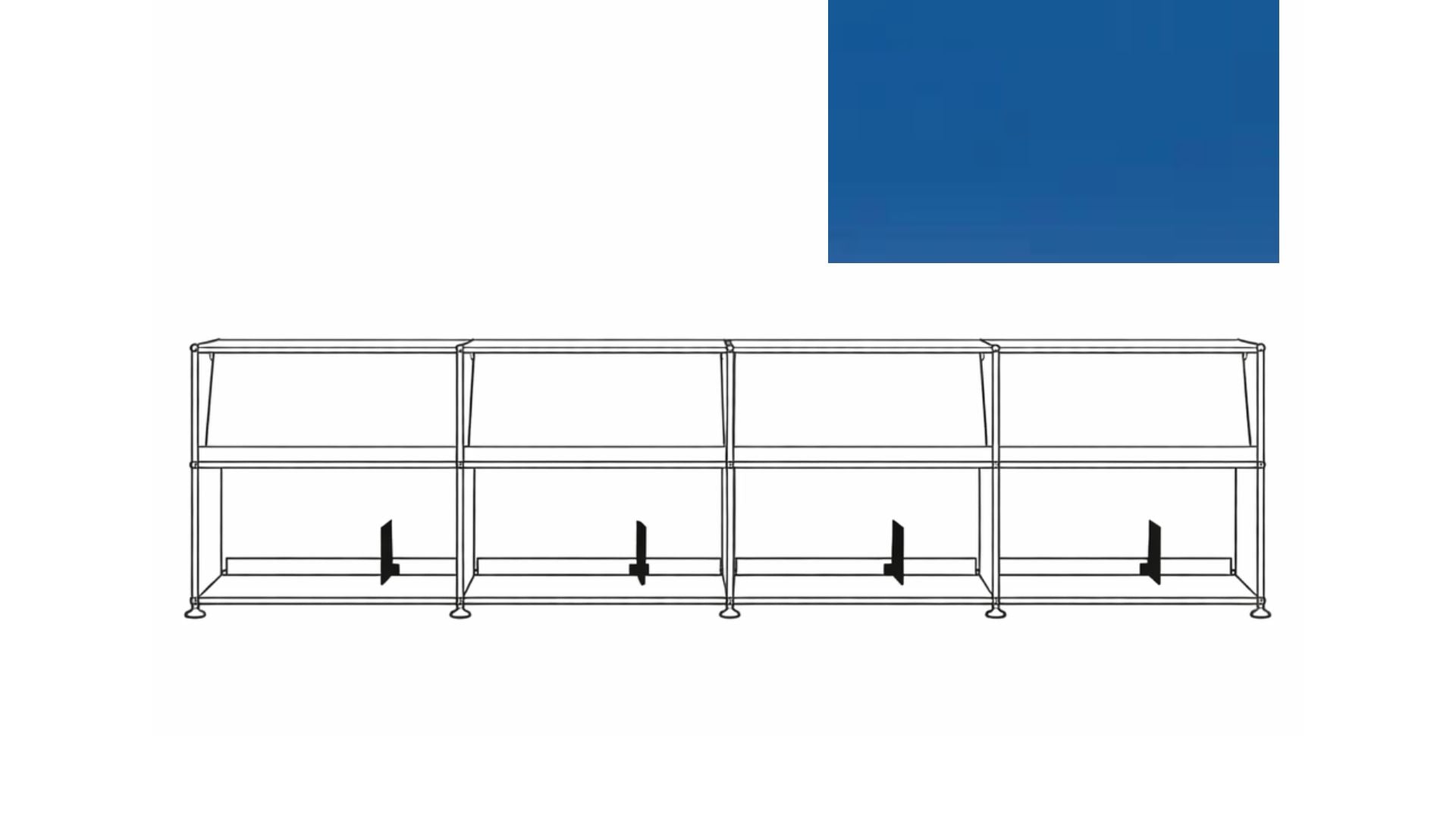 USM X Symbol Vinyl Display Cabinet