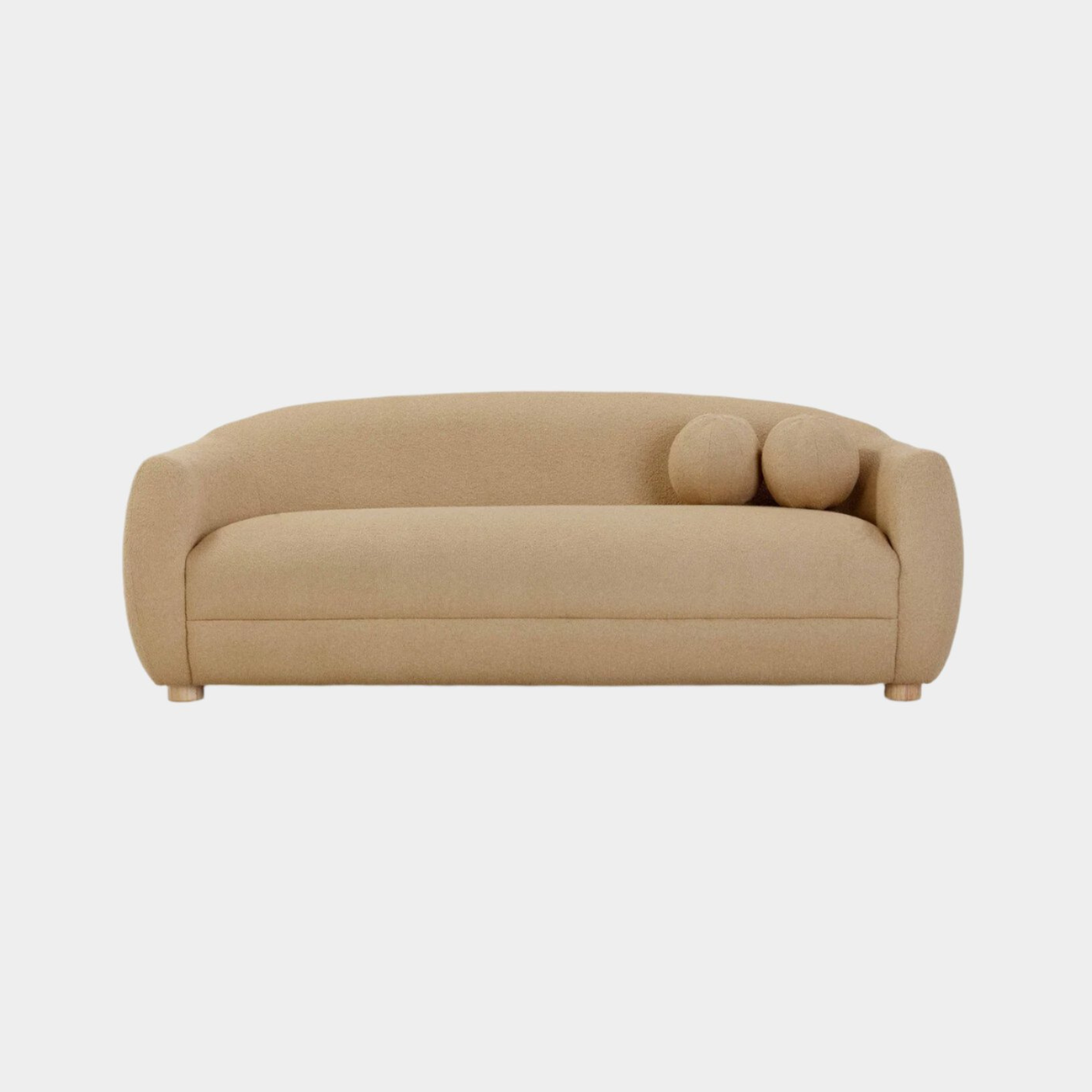 Judy Honey Boucle Sofa