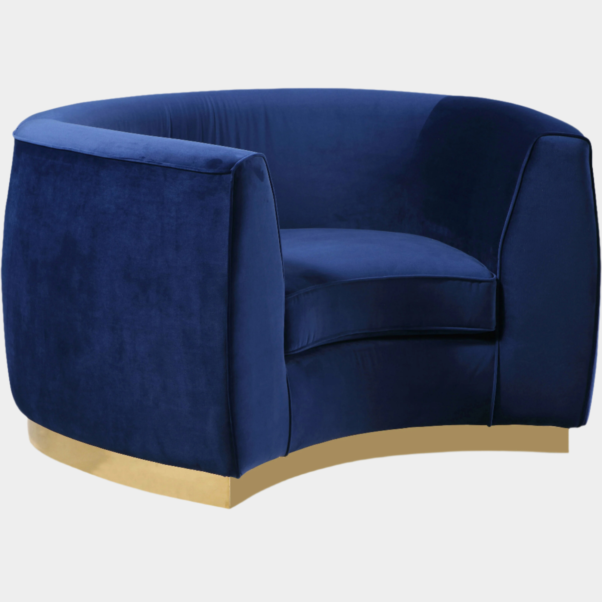Fauteuil d'appoint rembourré en chenille Vivi 