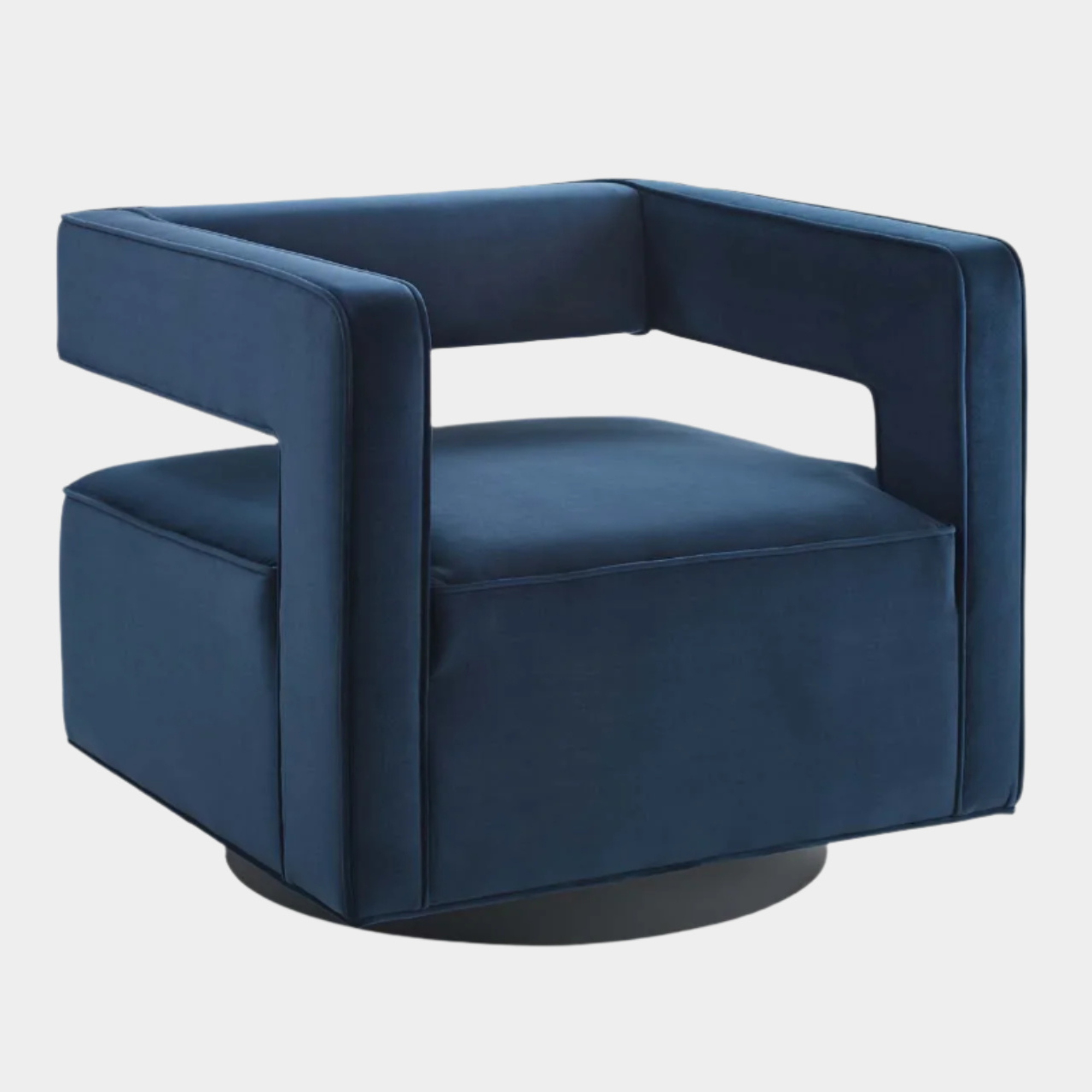 Booth Performance Velvet Performance Velvet Swivel Armchair