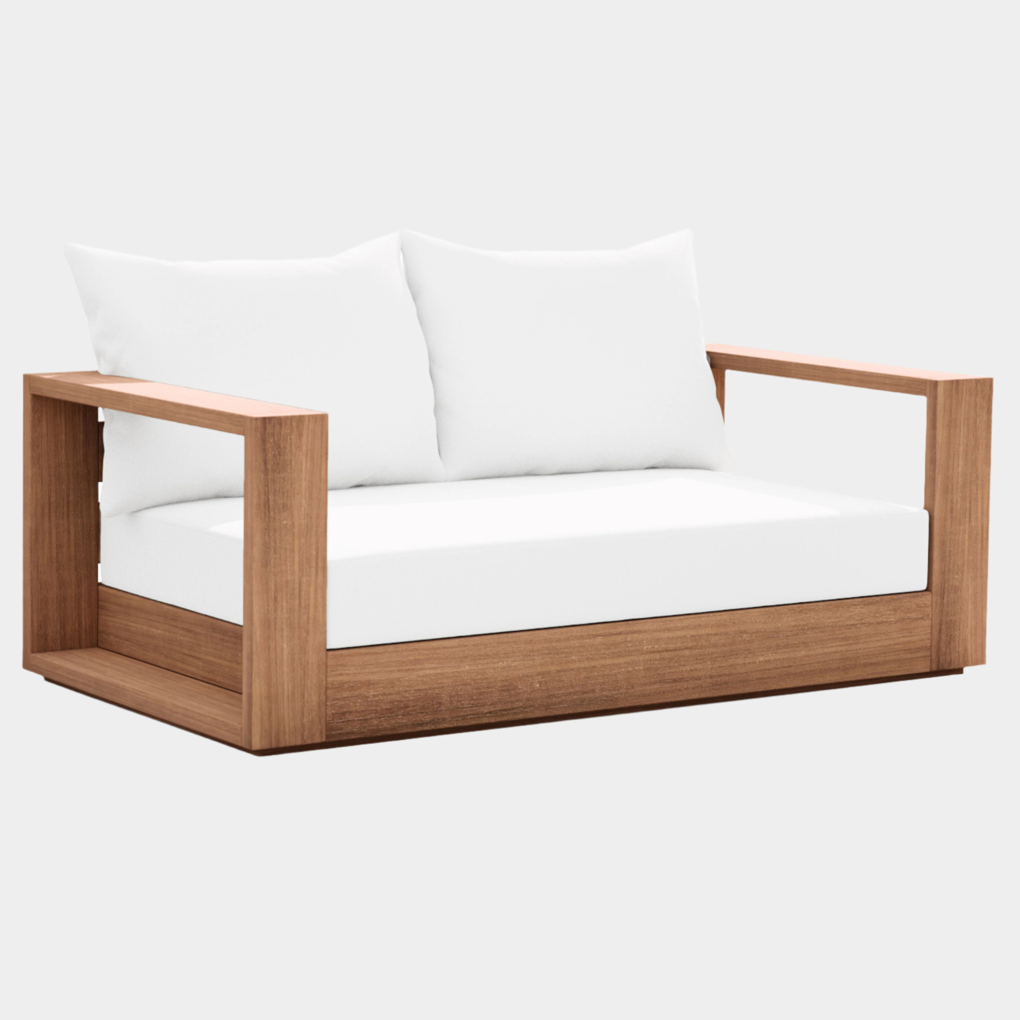Tulum Water Resistant Fabric Upholstered Outdoor Patio Sofa