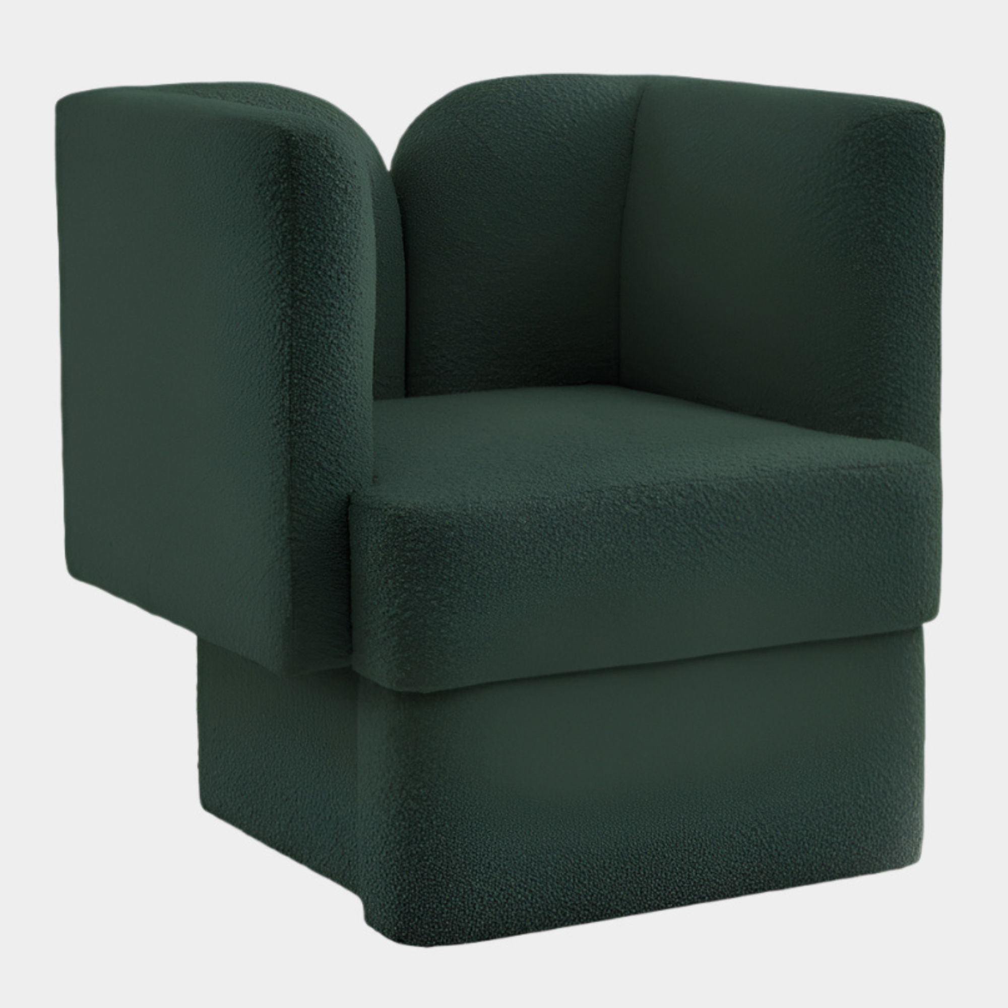 Marcel Boucle Fabric Upholstered Chair