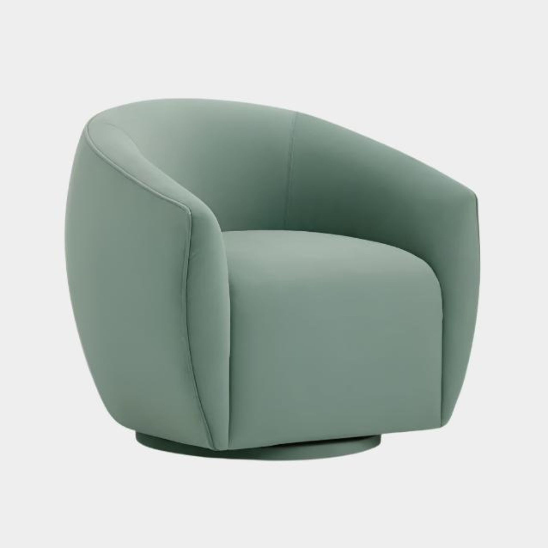 Jordan Sea Blue Velvet Swivel Chair